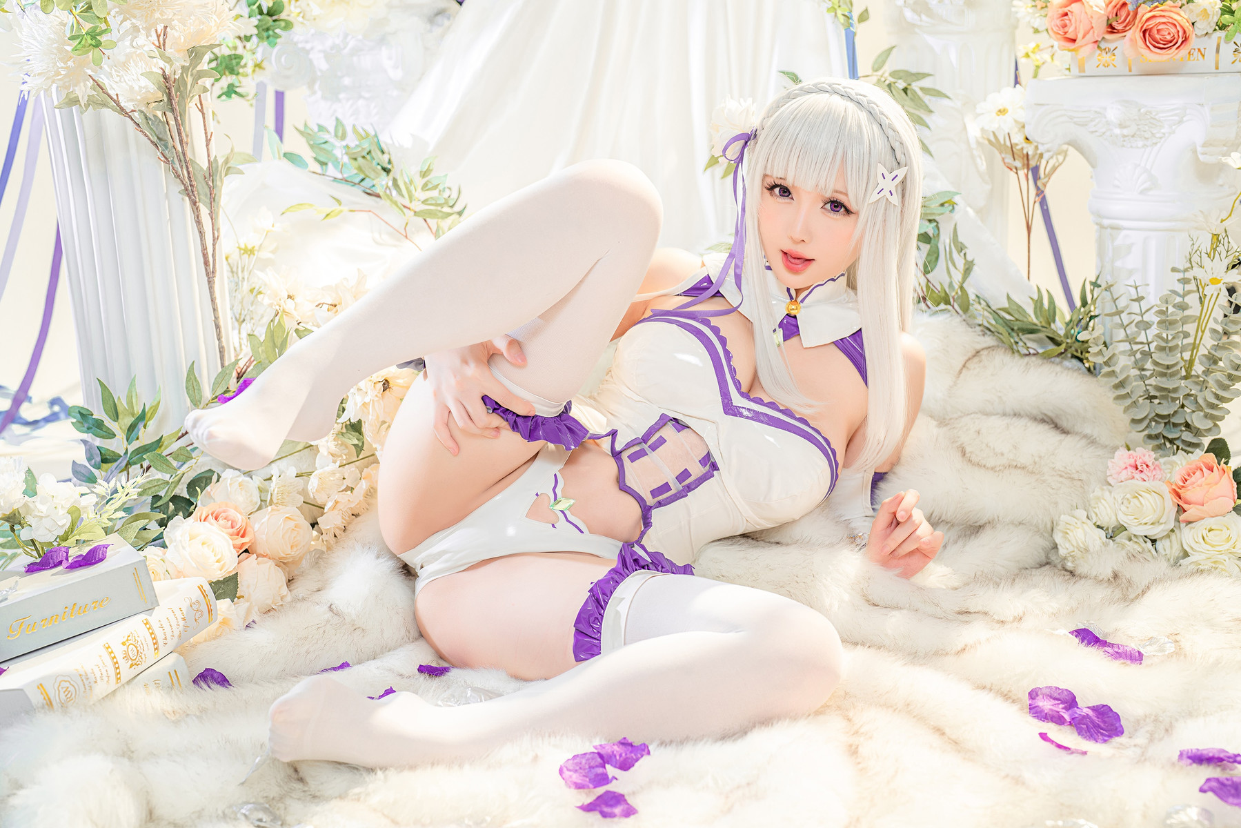 Hoshilily Miss Star Chichi Cosplay Emilia