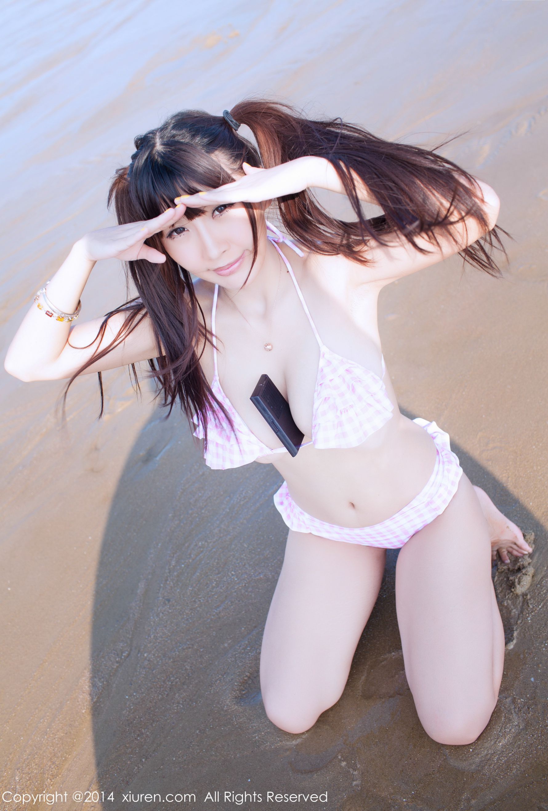 Li Zhenji/Xiao Qian Sunny Blasting Milk UnderwearSeaside Series Xiuren No.227