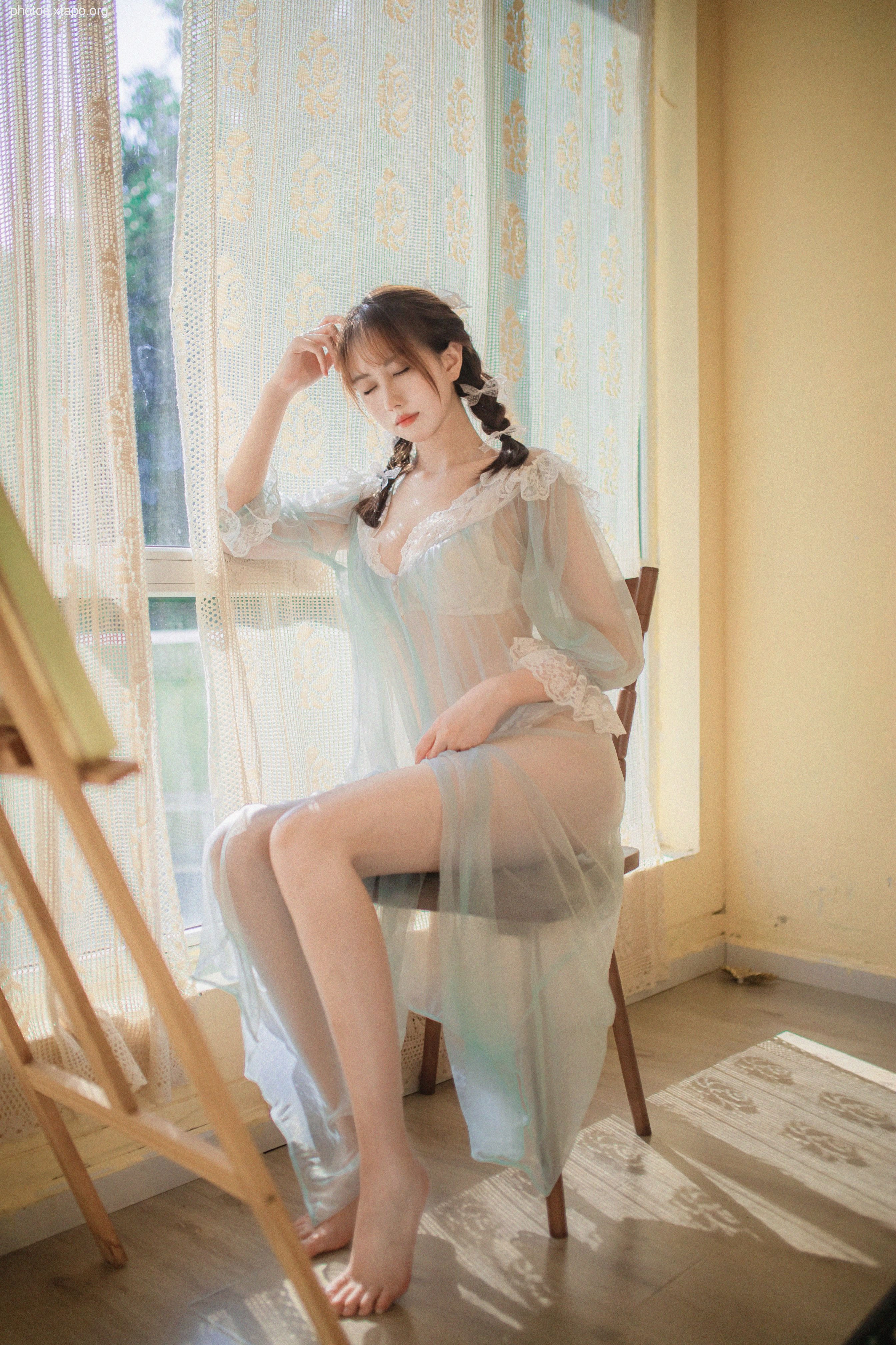 NO.022 Blue gauze 40p-596MB