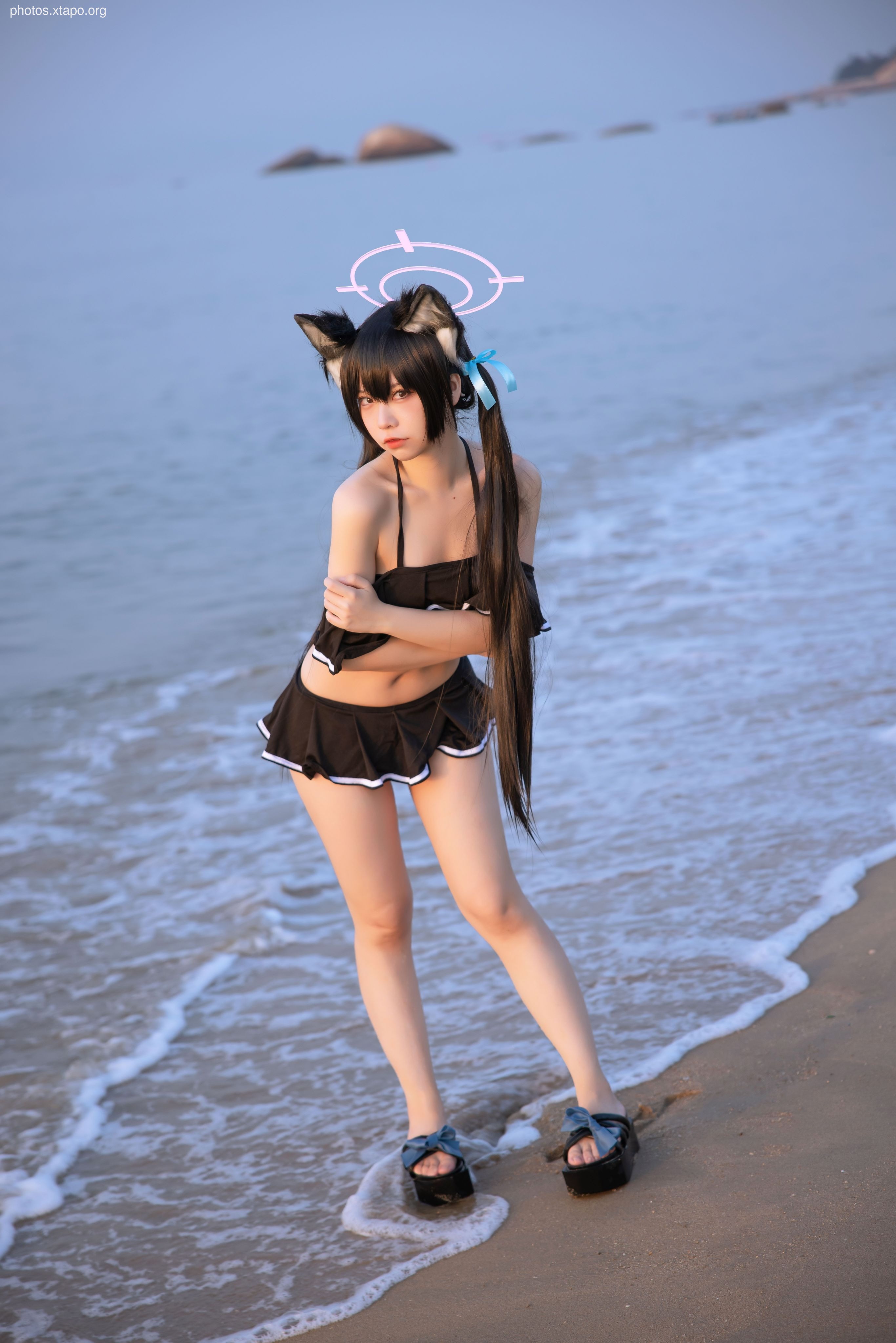 G44 will not be injured in blue archives black see Qin Xiang swimsuit 20p