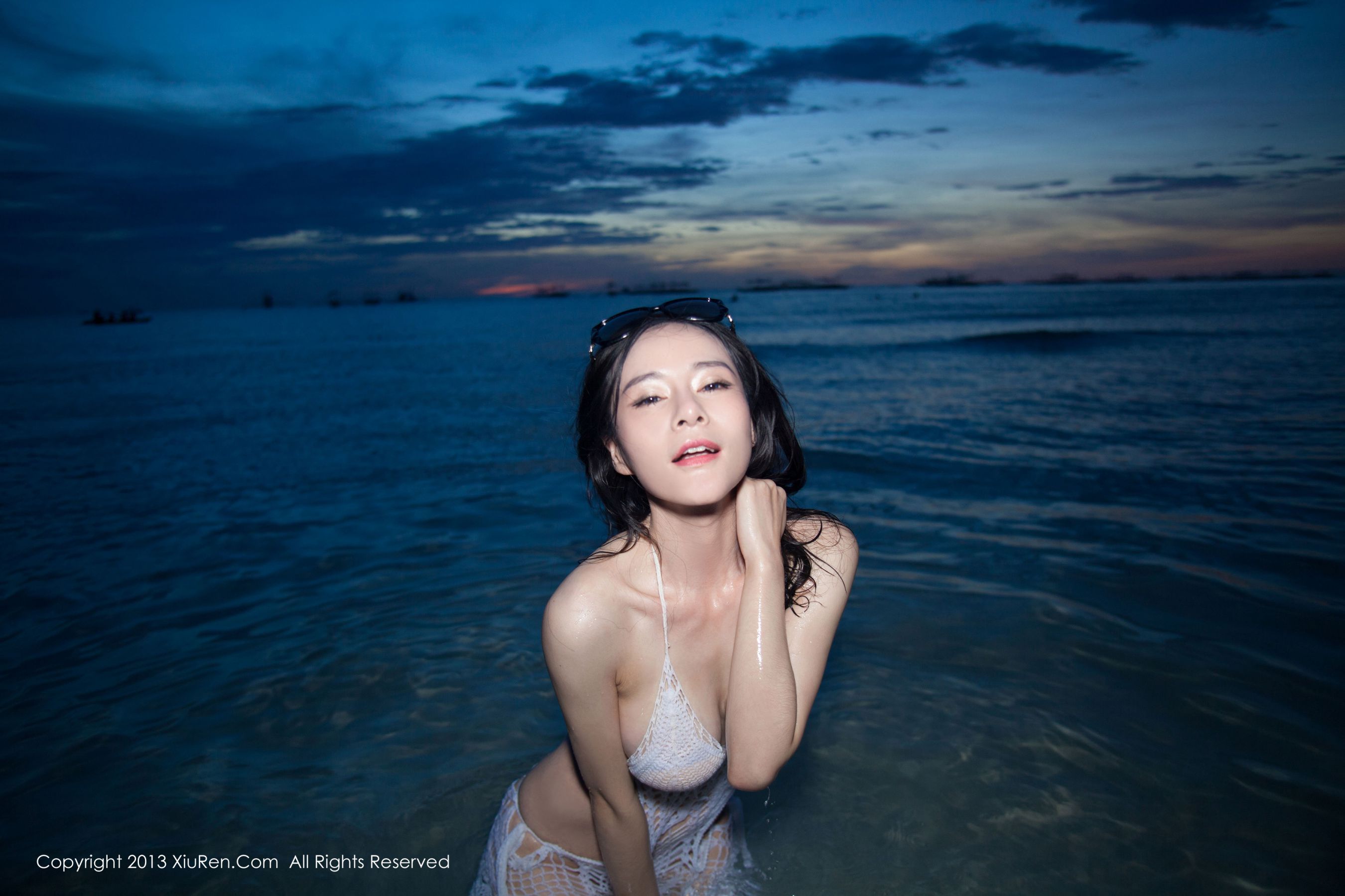 nancy small -seaside beautiful Bikini series Xiuren No.069