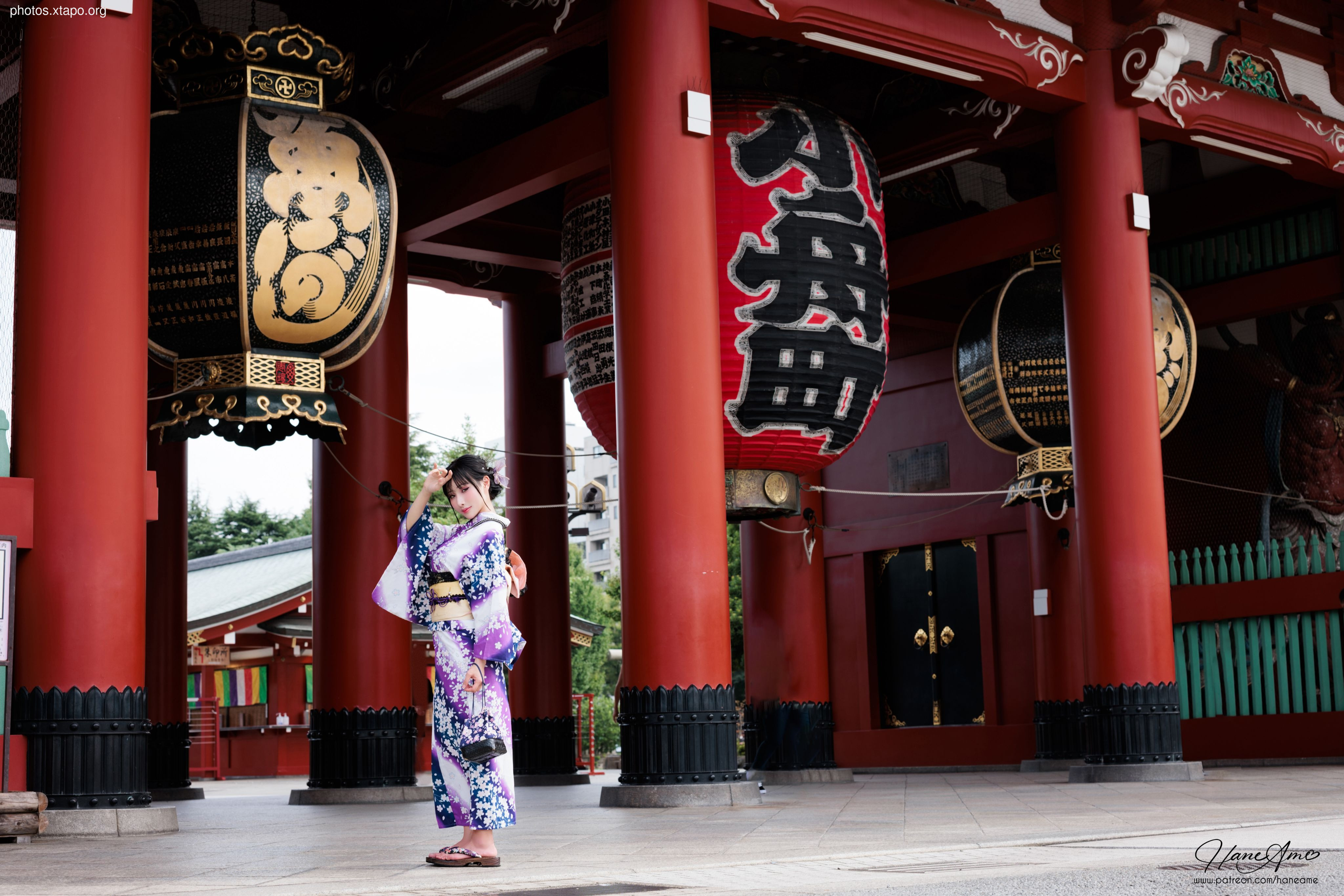 Violet summer yukata