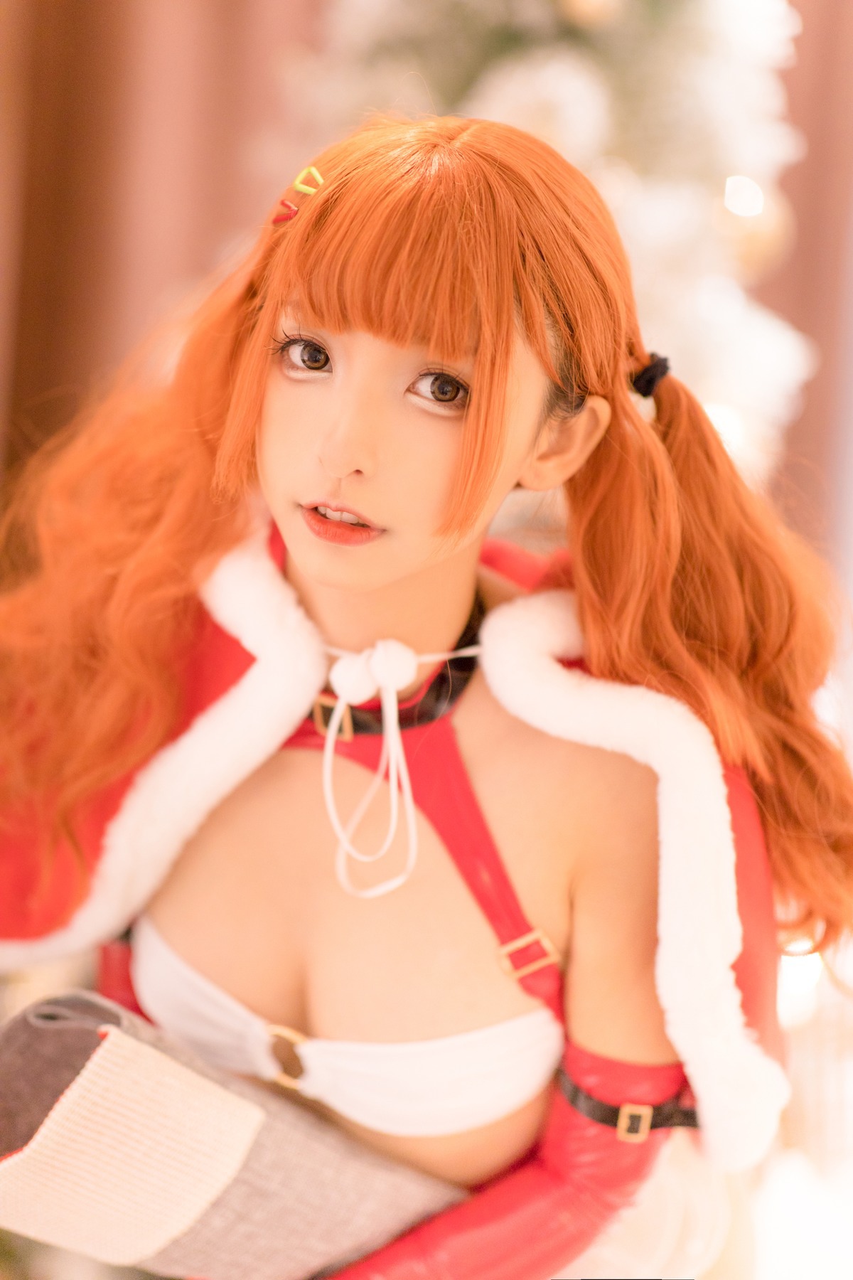 Kagurazaka Mafuyu Cosplay Christmas Queen 圣诞