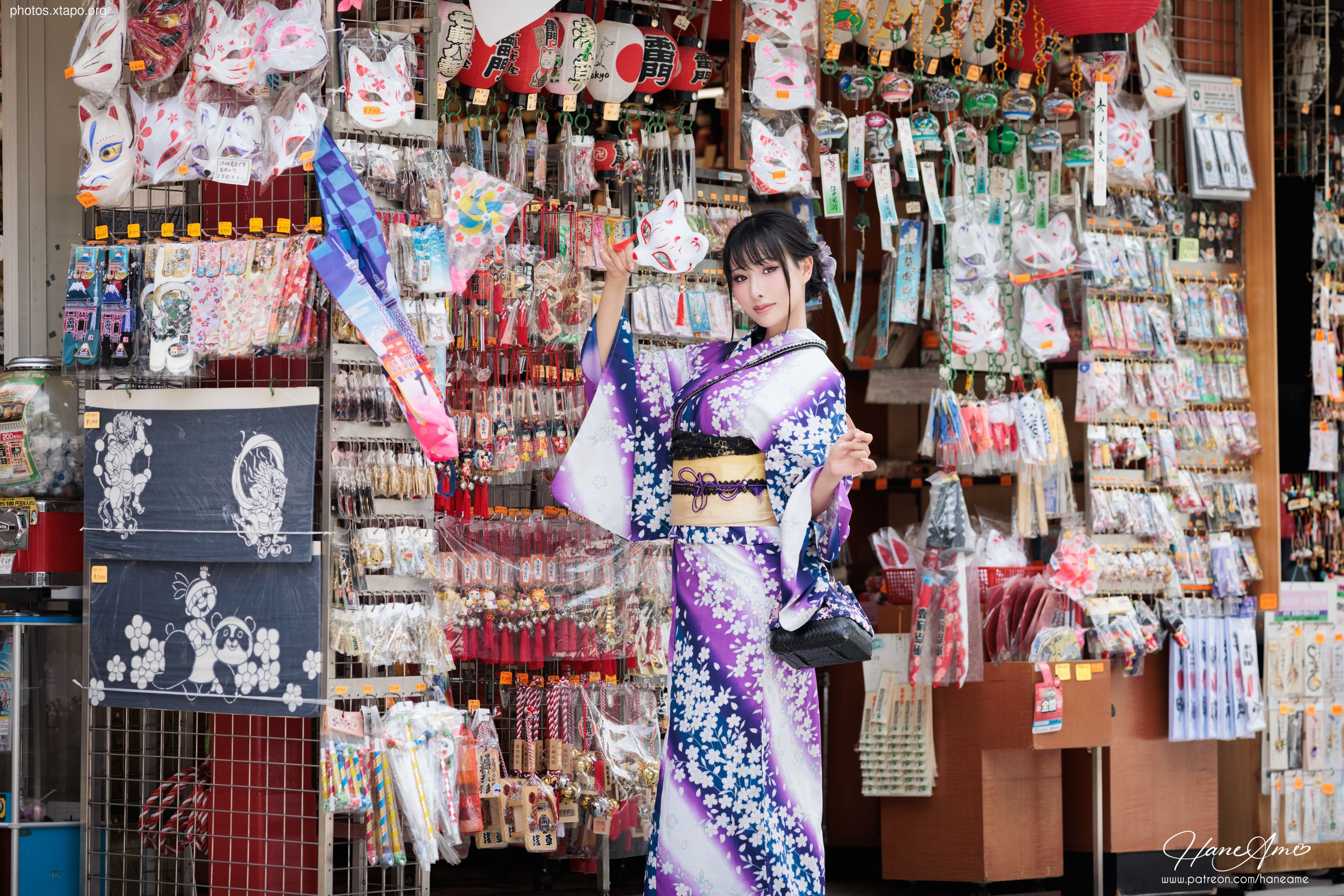 Violet summer yukata
