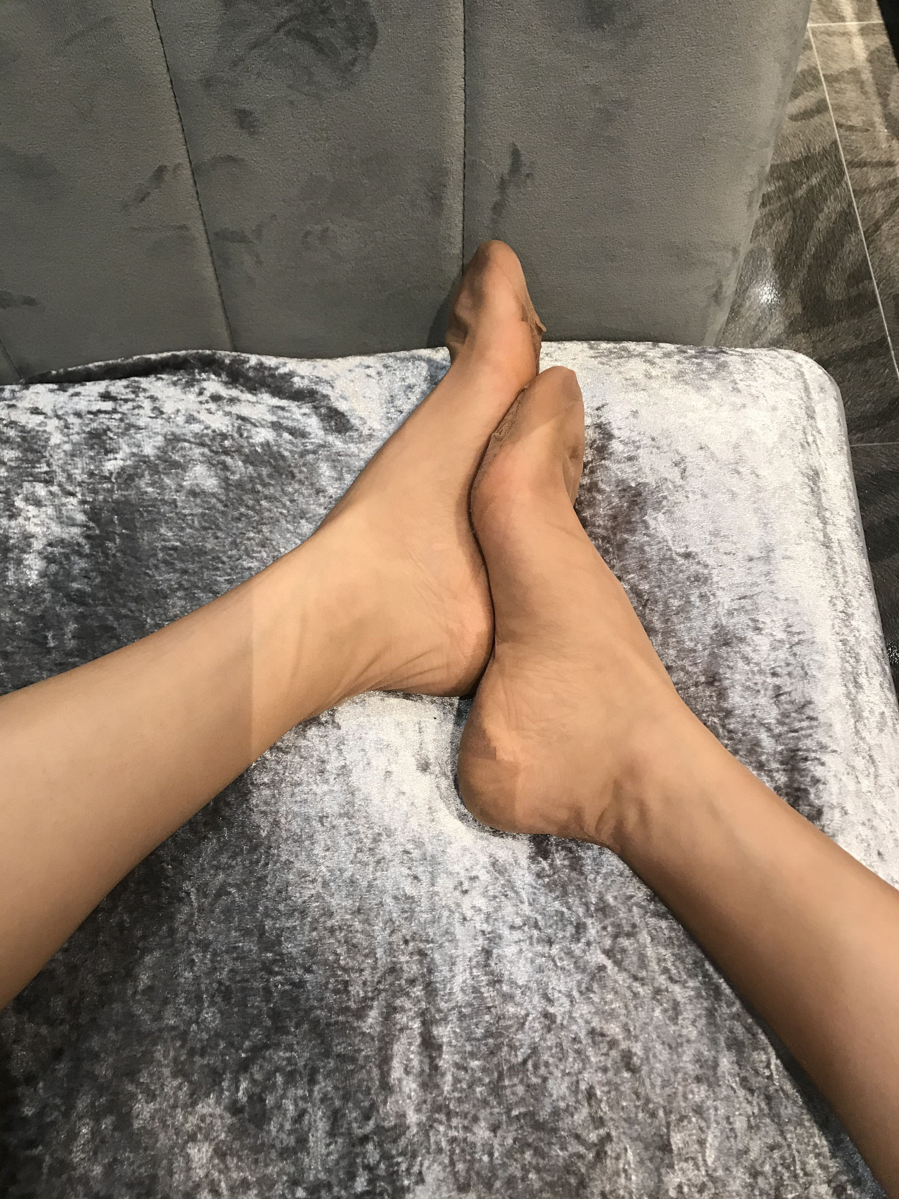 Welfare COS Silk Foot blogger Elk_Monroe 2020.04.09 peach meat hanging socks