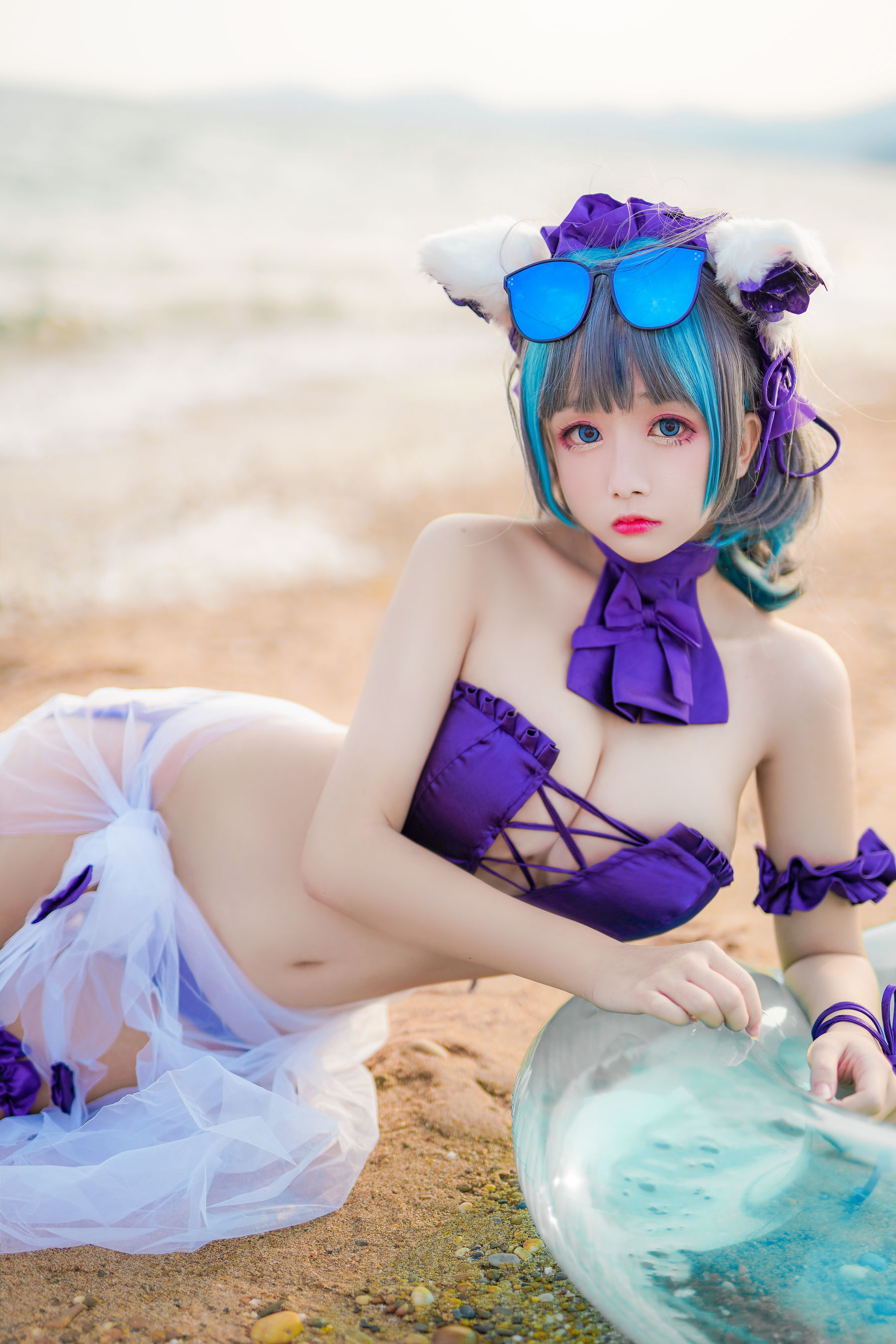 COS Welfare COSPLAY Renai Jiao -Chai County Cat Swimsuit