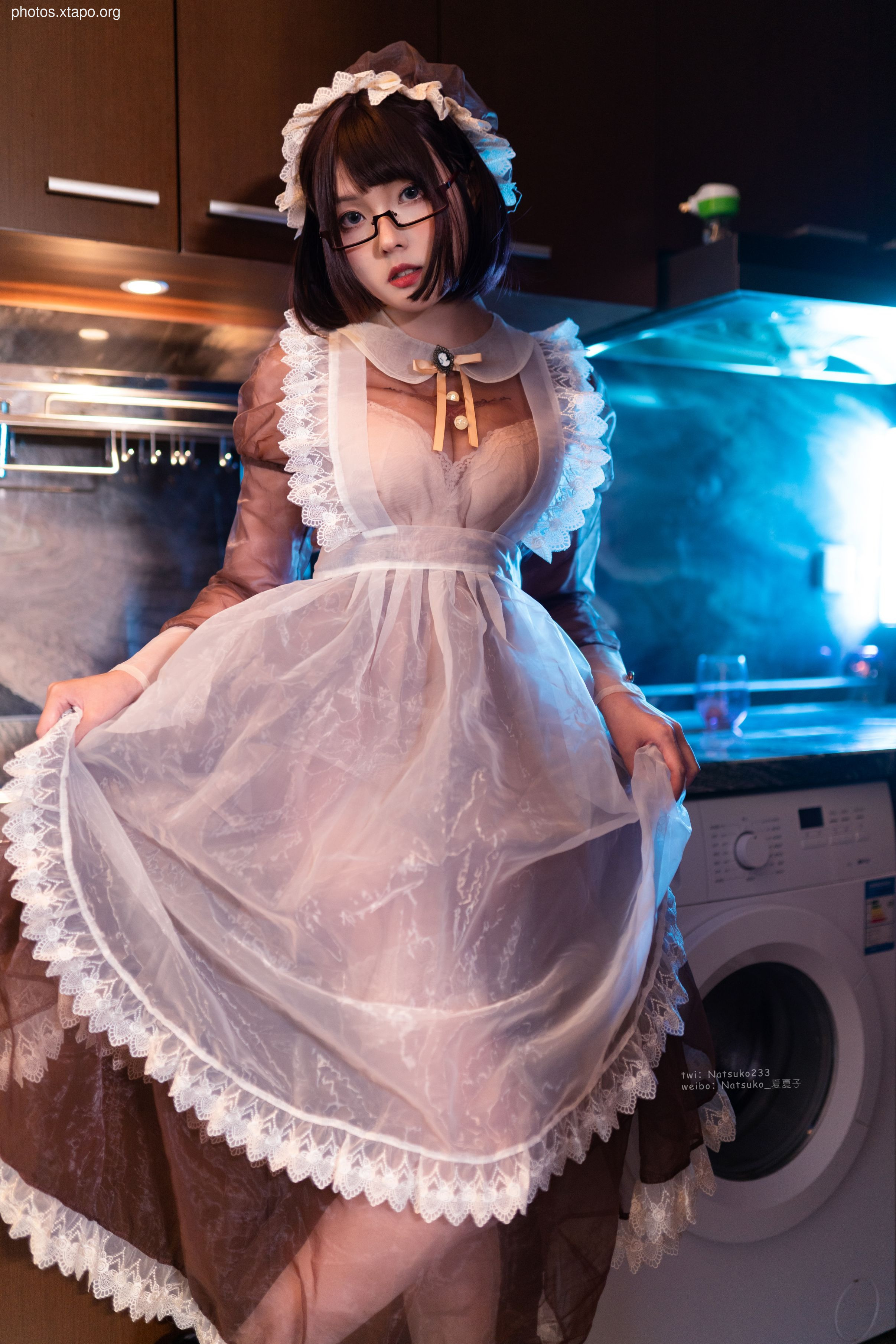 Natsuko Transparent Maid 76P-844MB