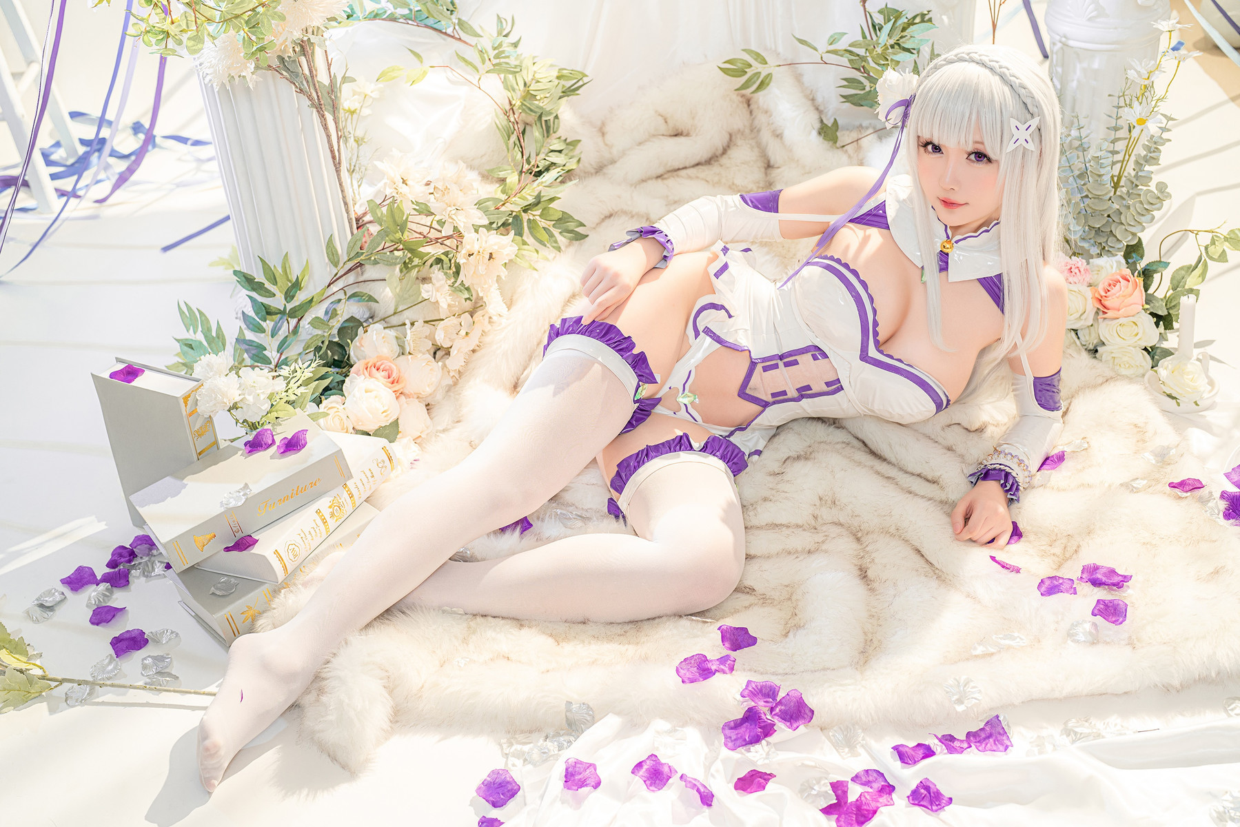 Hoshilily Miss Star Chichi Cosplay Emilia