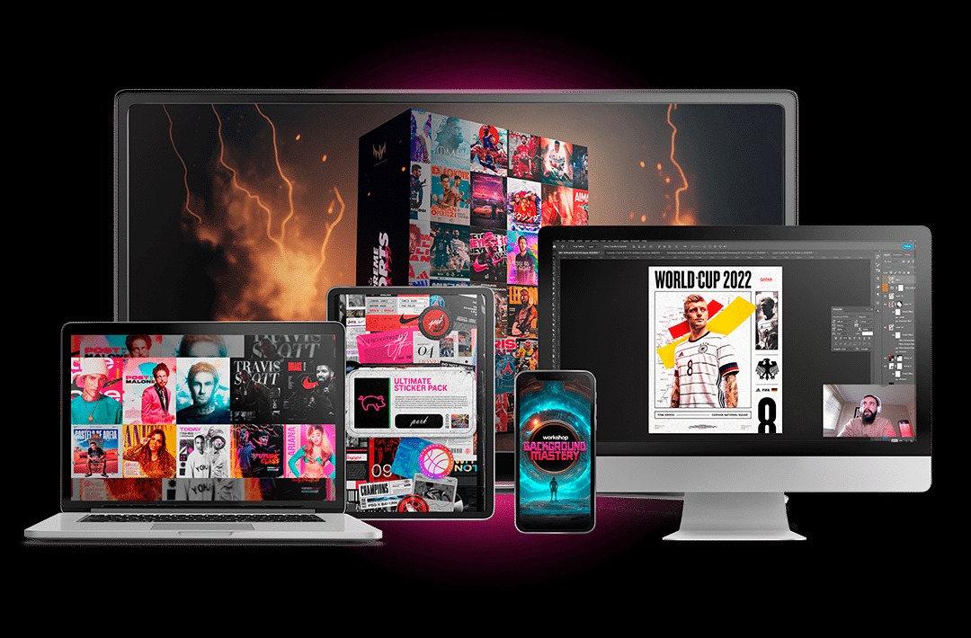 Supreme sports psd master pack