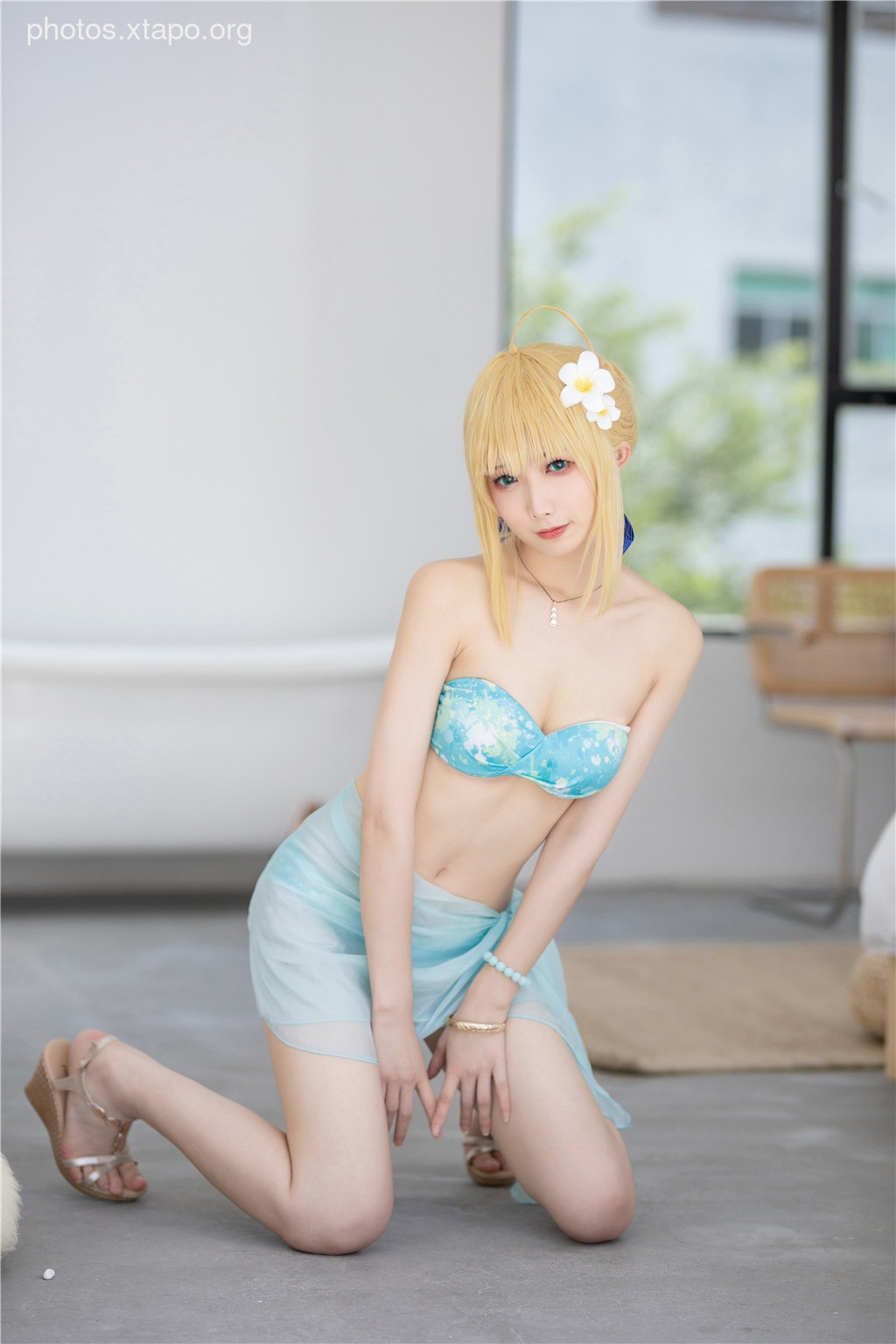 Frontier v - Artoria Pendragon Swimsuit 40P45M