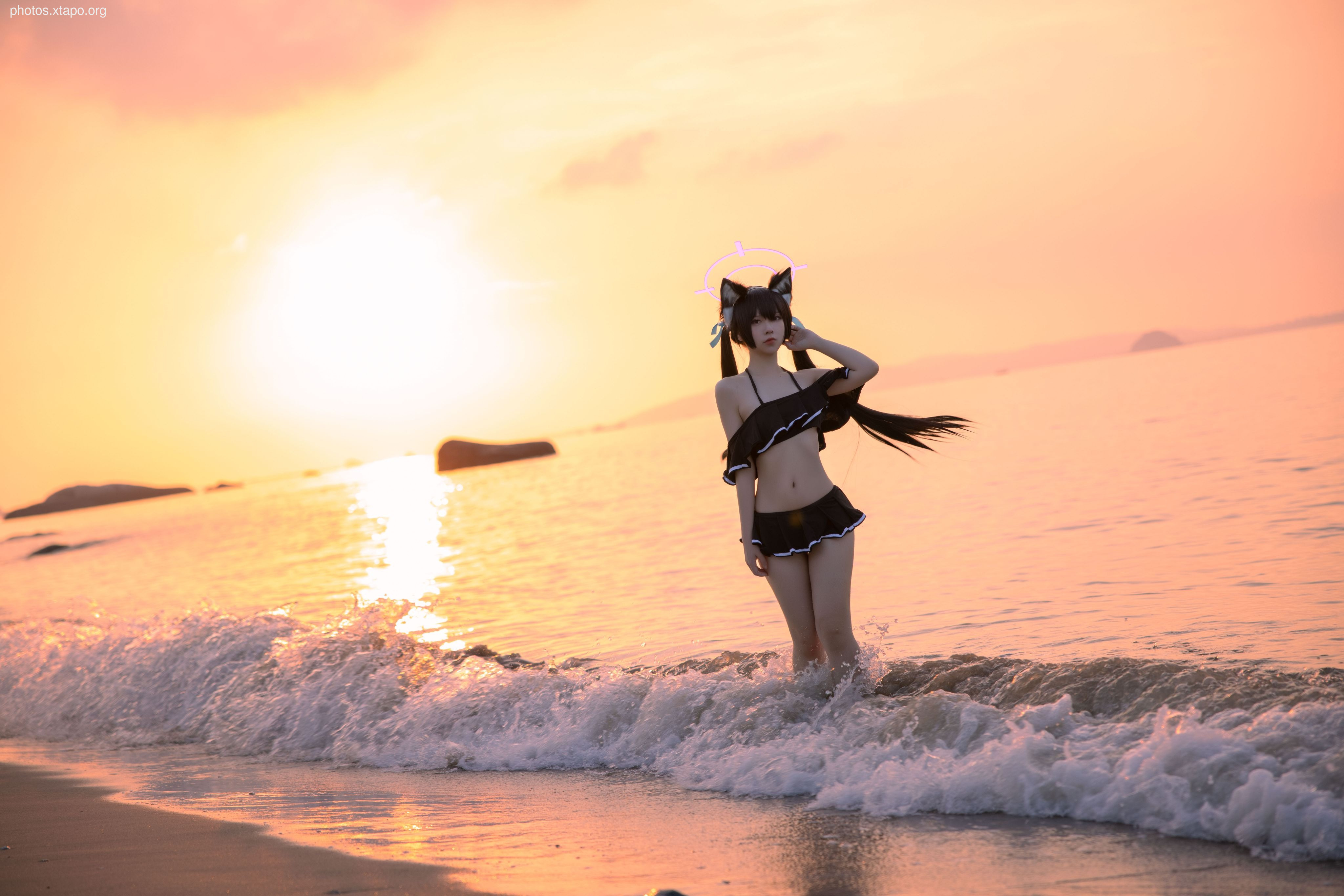 G44 will not be injured in blue archives black see Qin Xiang swimsuit 20p