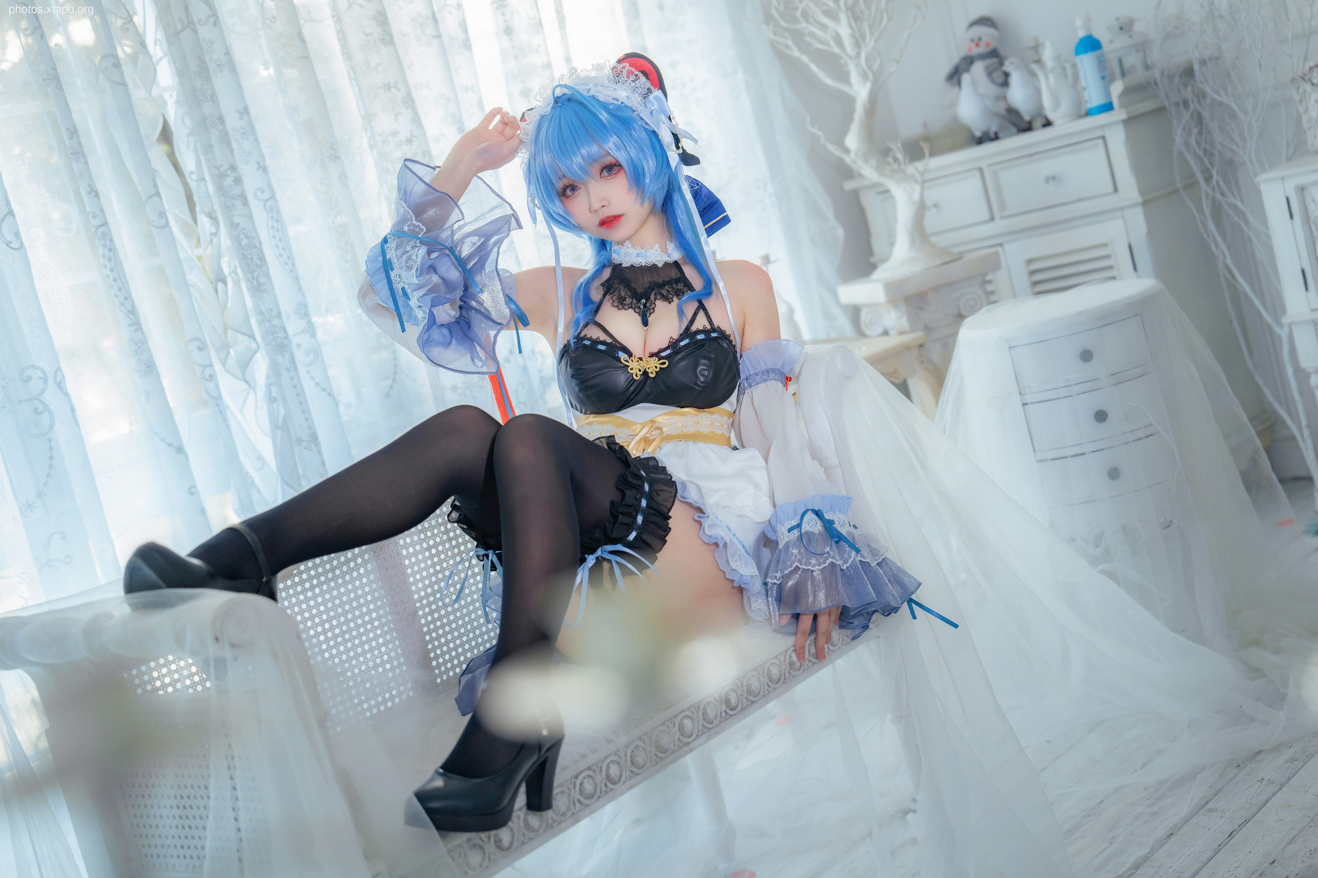 Large roll small roll Ganyu maid 20P-160MB