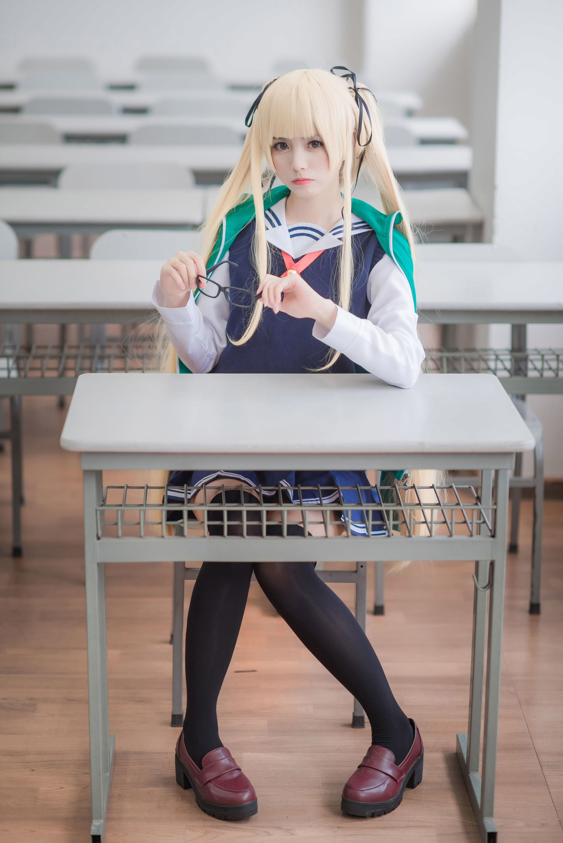 Loli cos Platinum Saki -School Uniform