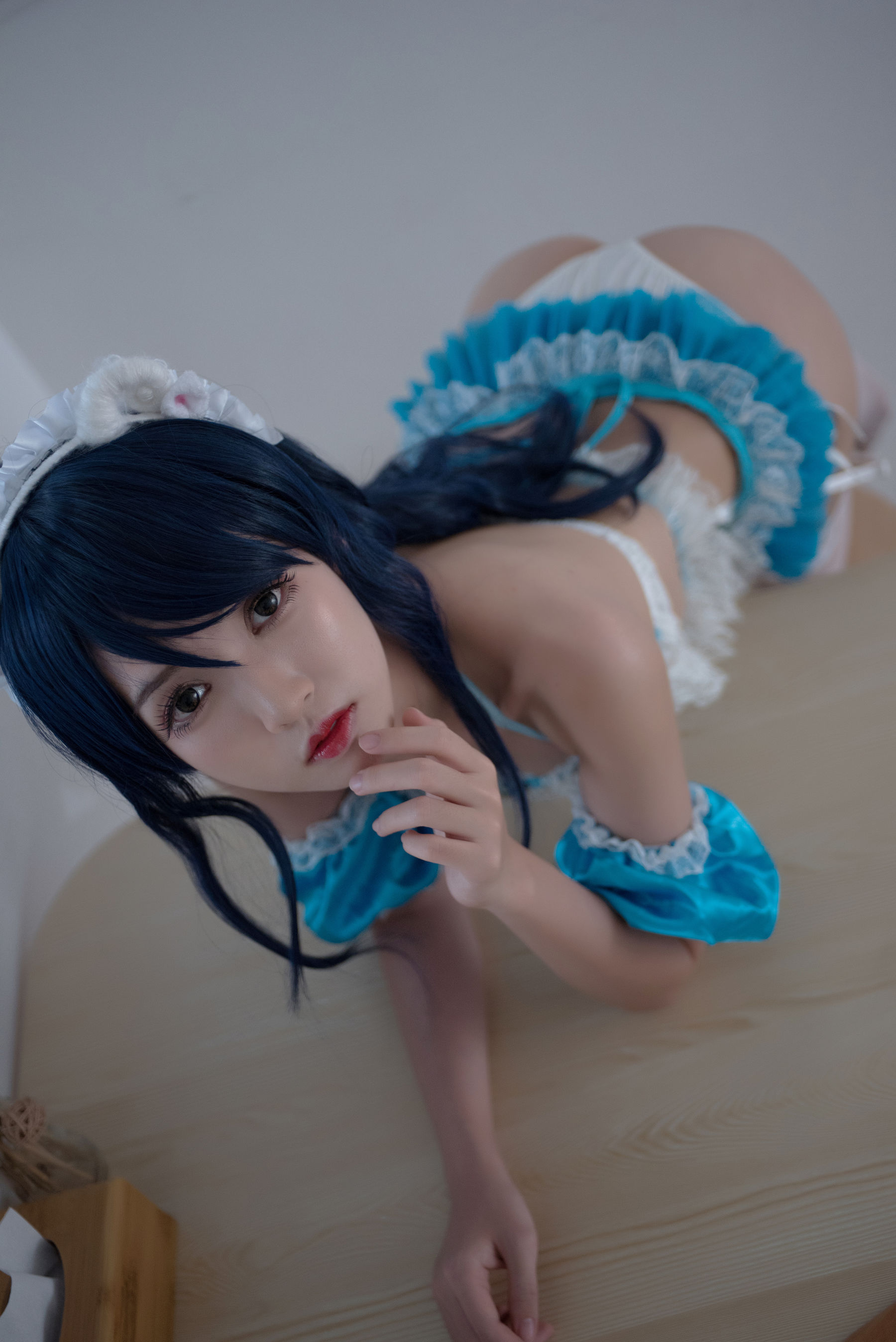 Loli cos Eel Fish -Beast Ear Lace Maid