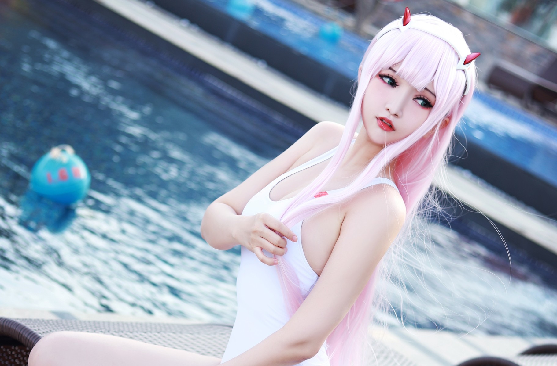 Cosplay Potato Godzilla Zero Two Swimsuit