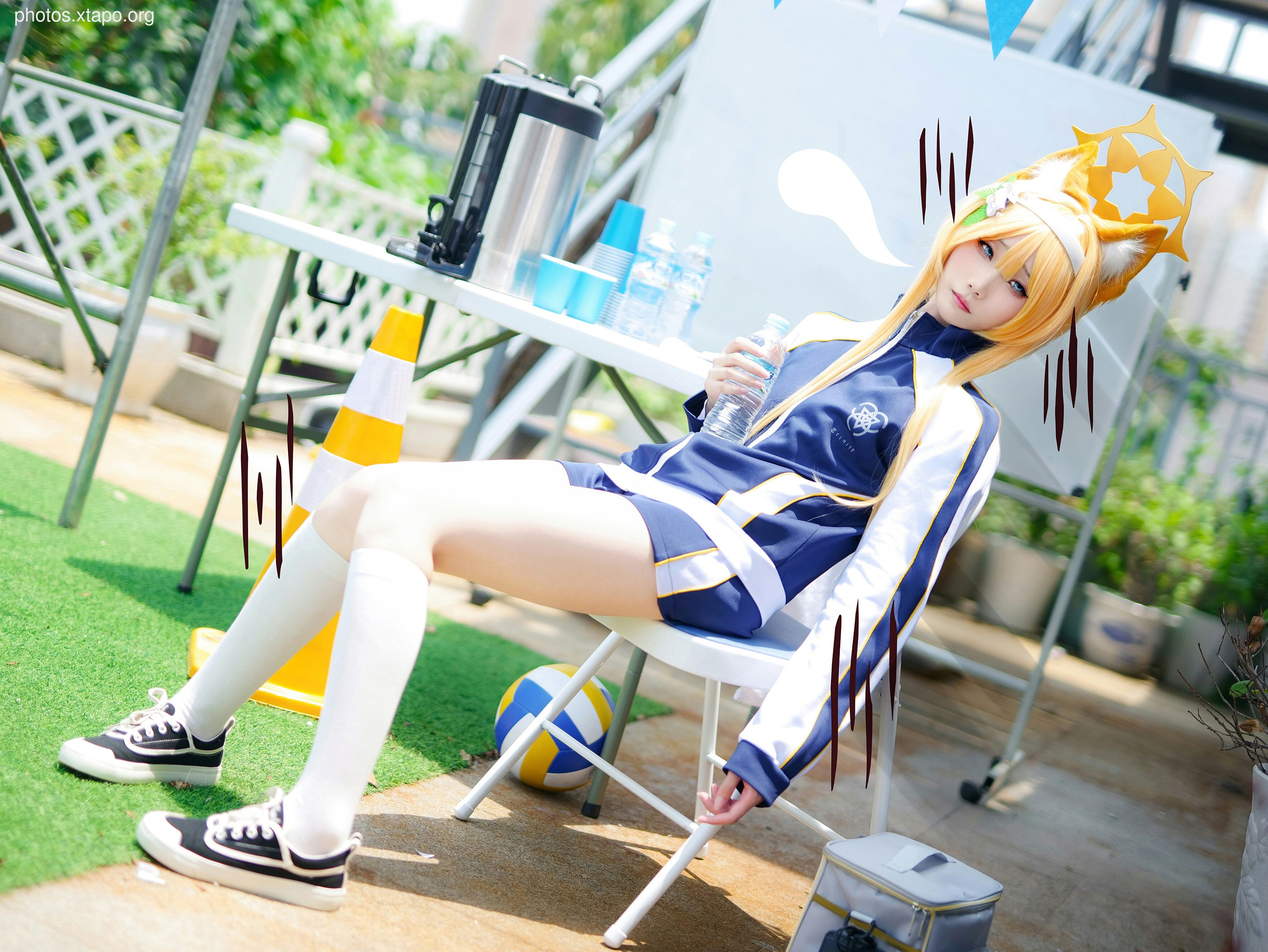 Mother Blue Archive -Iluo マ リ ー (Gymnastics) Cosplay Vol.02