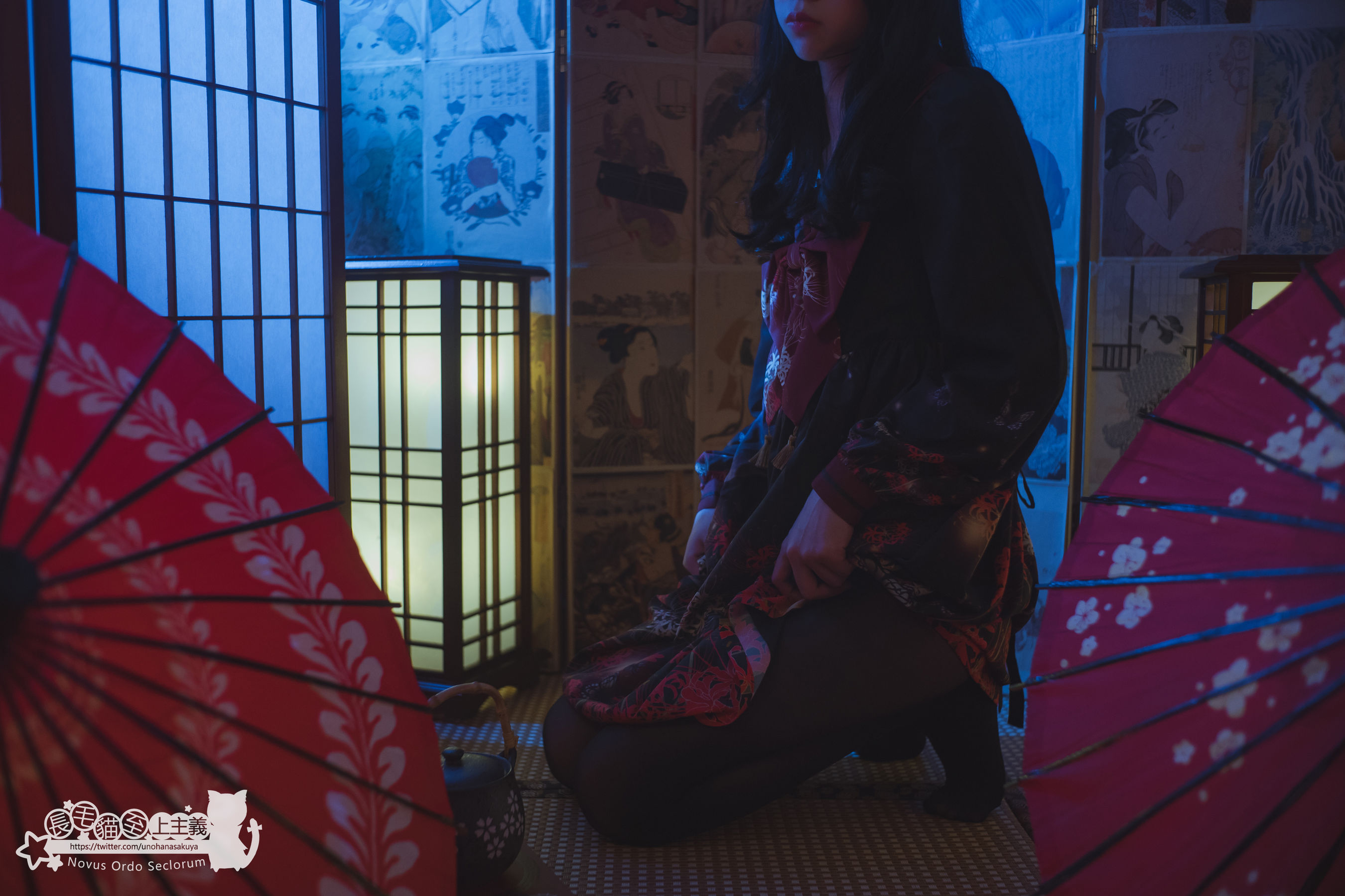 Welfare COS Waiser Kagiki Rin Rin Rin Josei -On the night when cluster amaryllis blooms