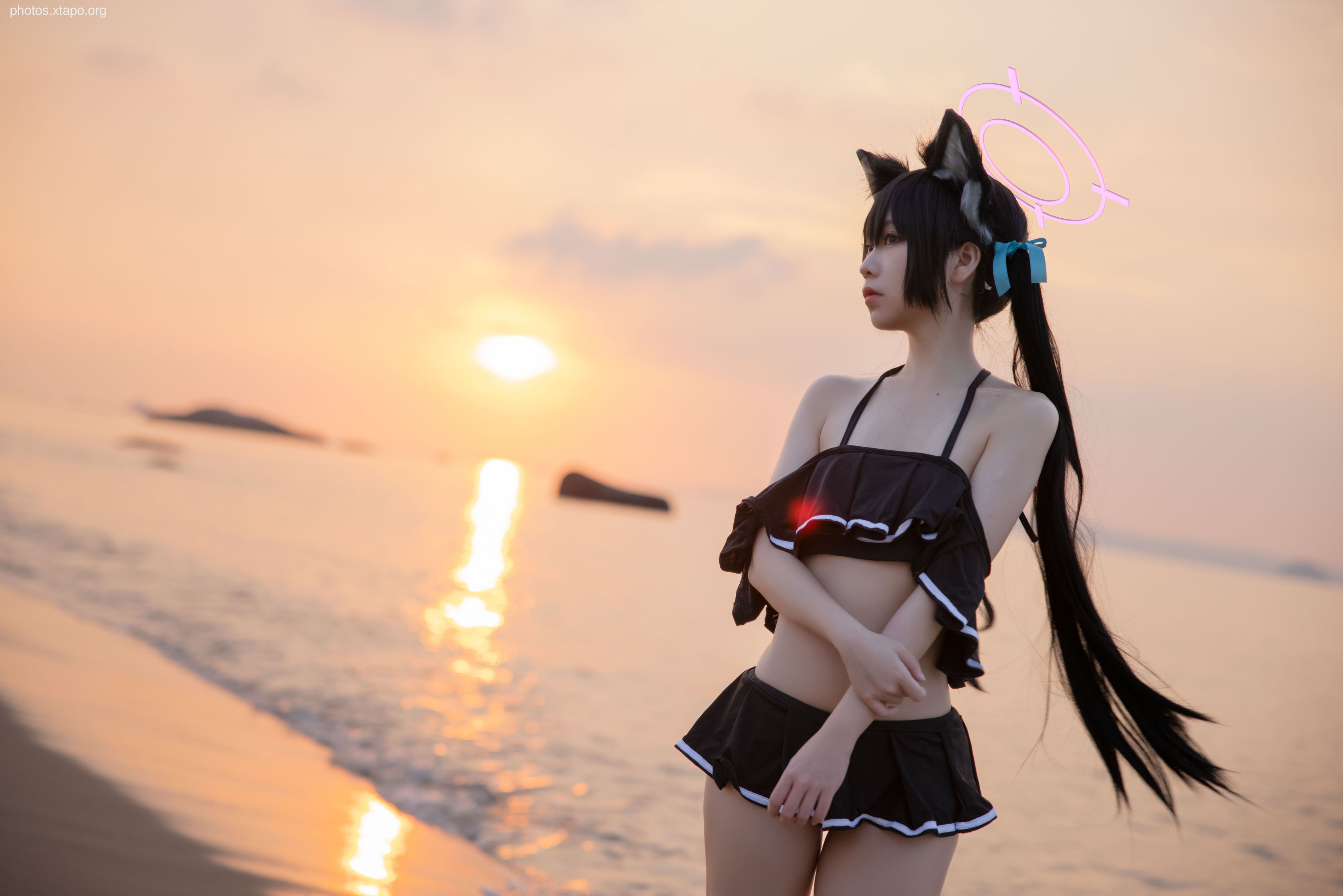 G44 will not be injured in blue archives black see Qin Xiang swimsuit 20p