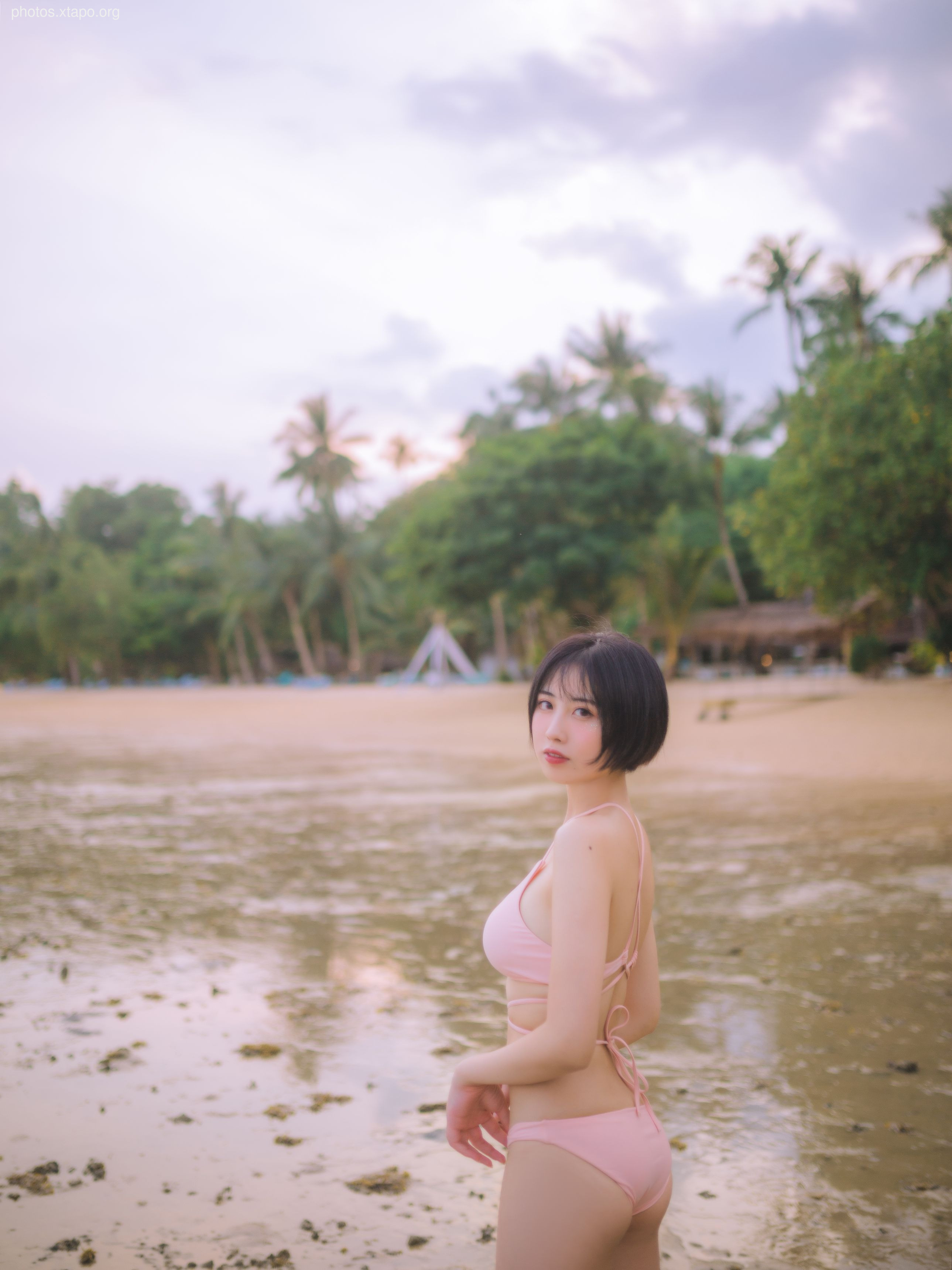 No.020 pink swimsuit 30p-235MB