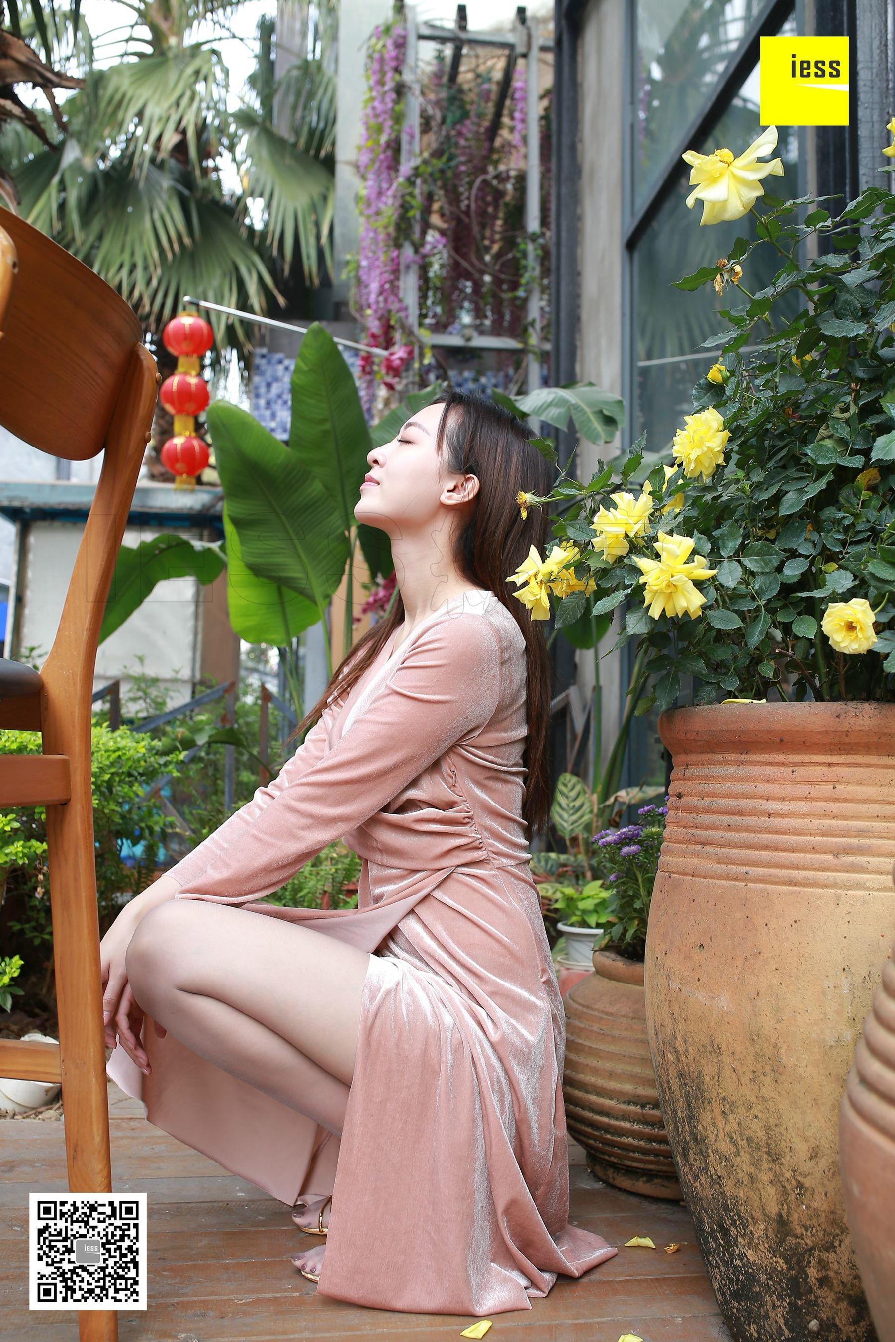 Purple Purple Long Legs Gray Sweet Shoes Different Thoughts to IESS Silk House 218