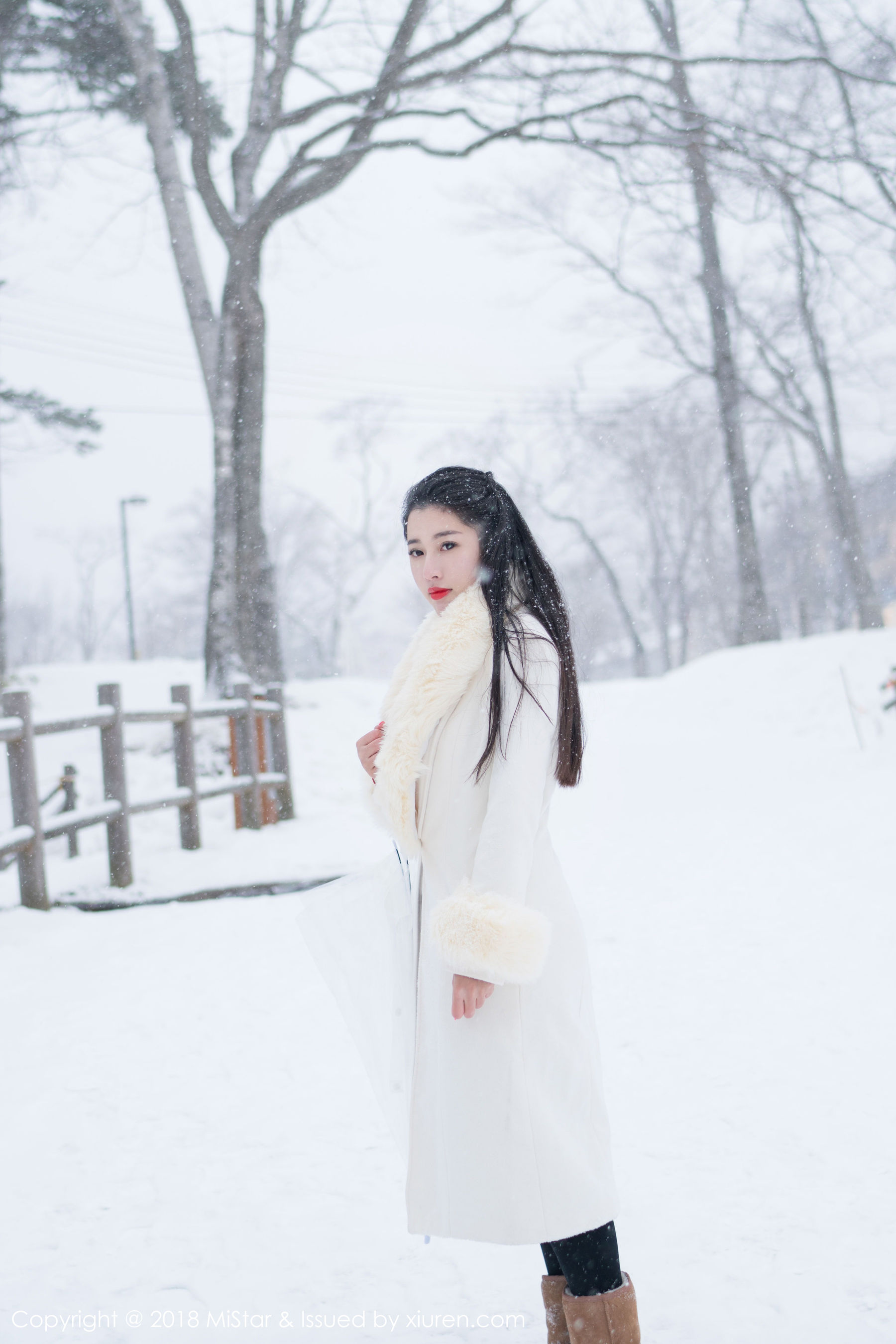 Chen Jiajia Tiffany There are Beauty in the SnowSexy Belly Belly Meiyan Society Mistar VOL.216