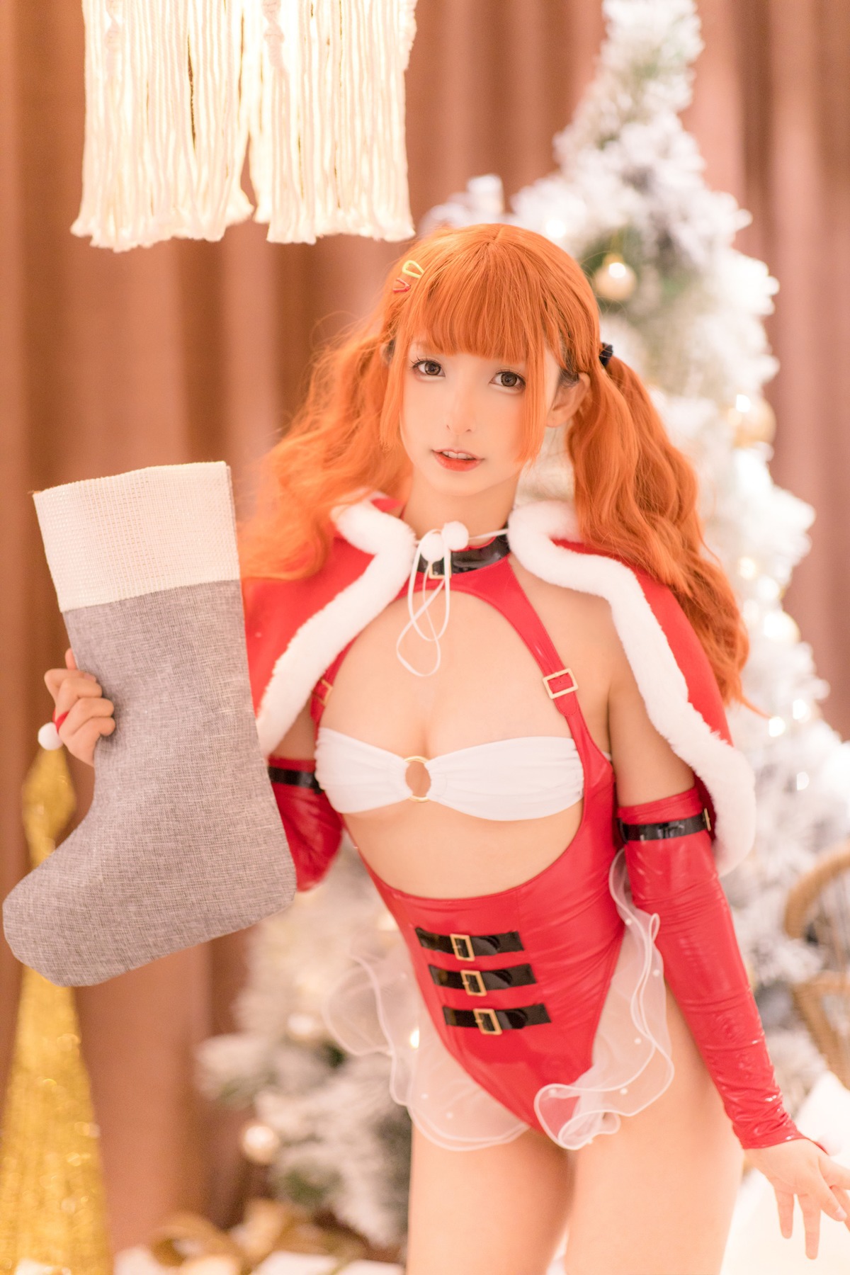 Kagurazaka Mafuyu Cosplay Christmas Queen 圣诞