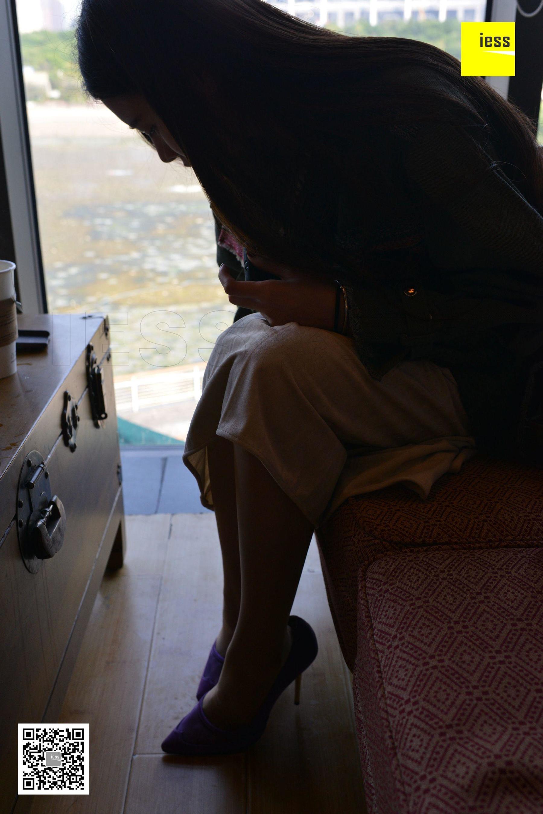 Silk House 124 Anonymous Invincible purple perspective high heels IESS Thoughts and Fun