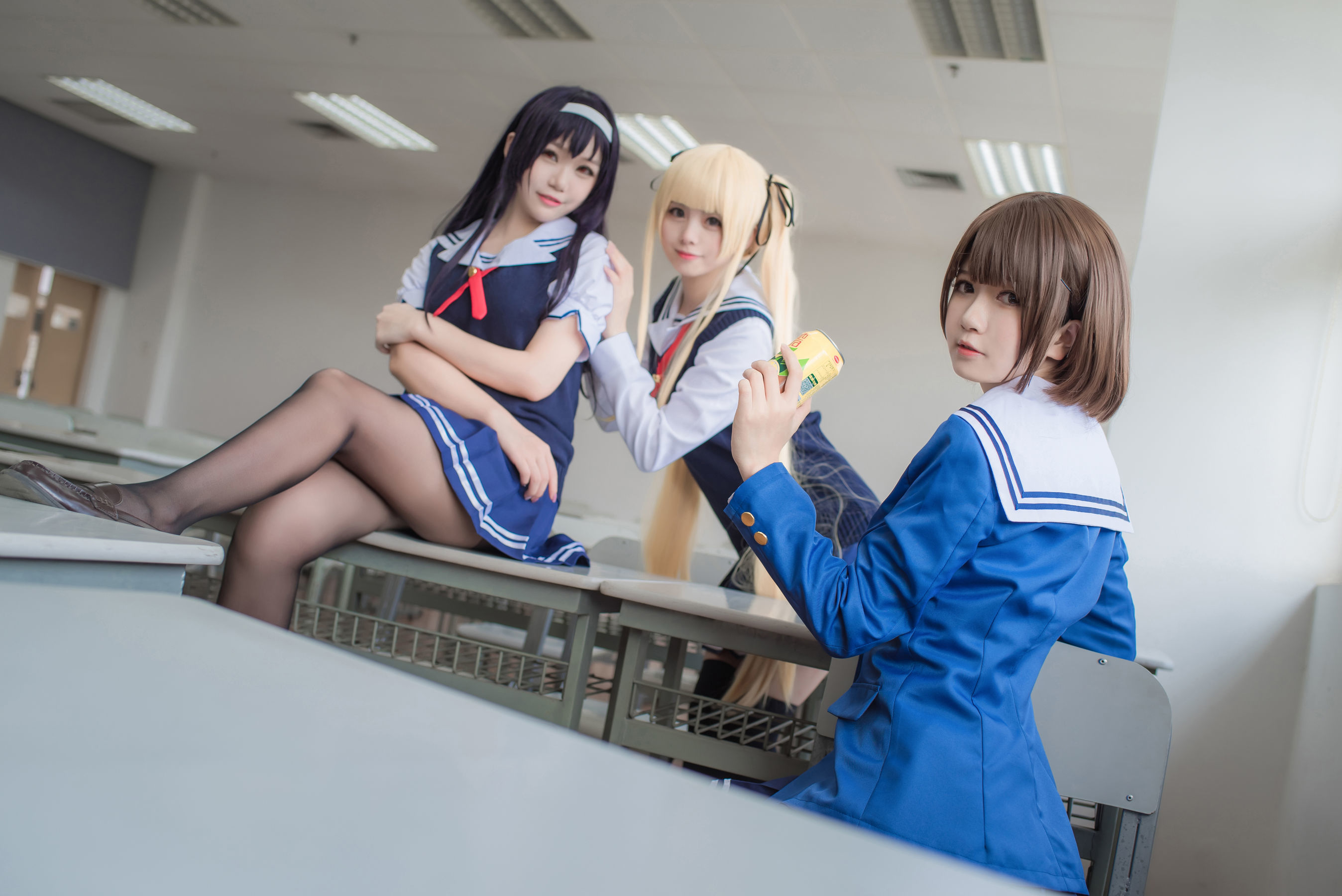 Loli cos Platinum Saki -School Uniform