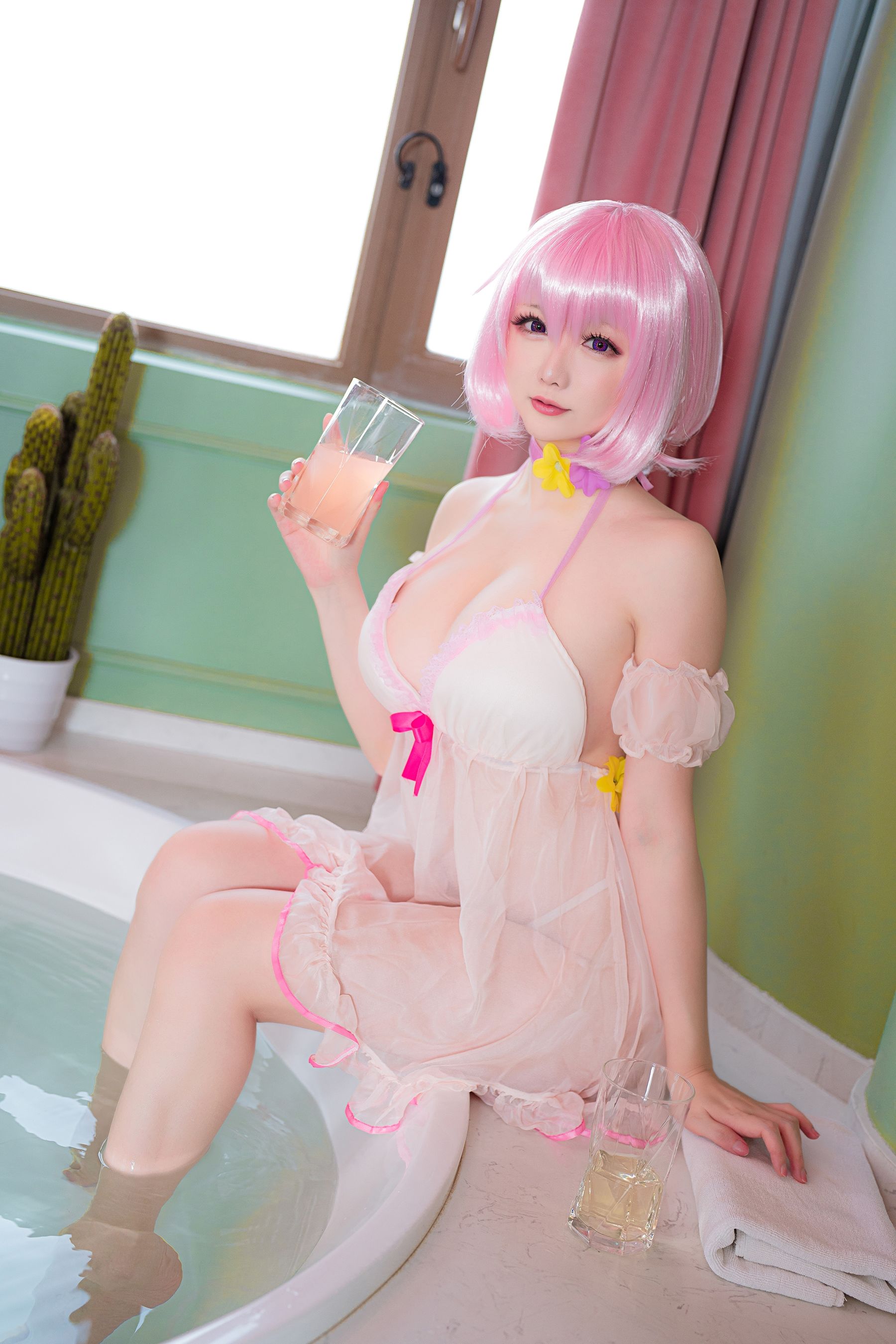 Welfare COS Miss Coser Sister Star Zhi Zhi Zhi -Valentine's Day Dream set group