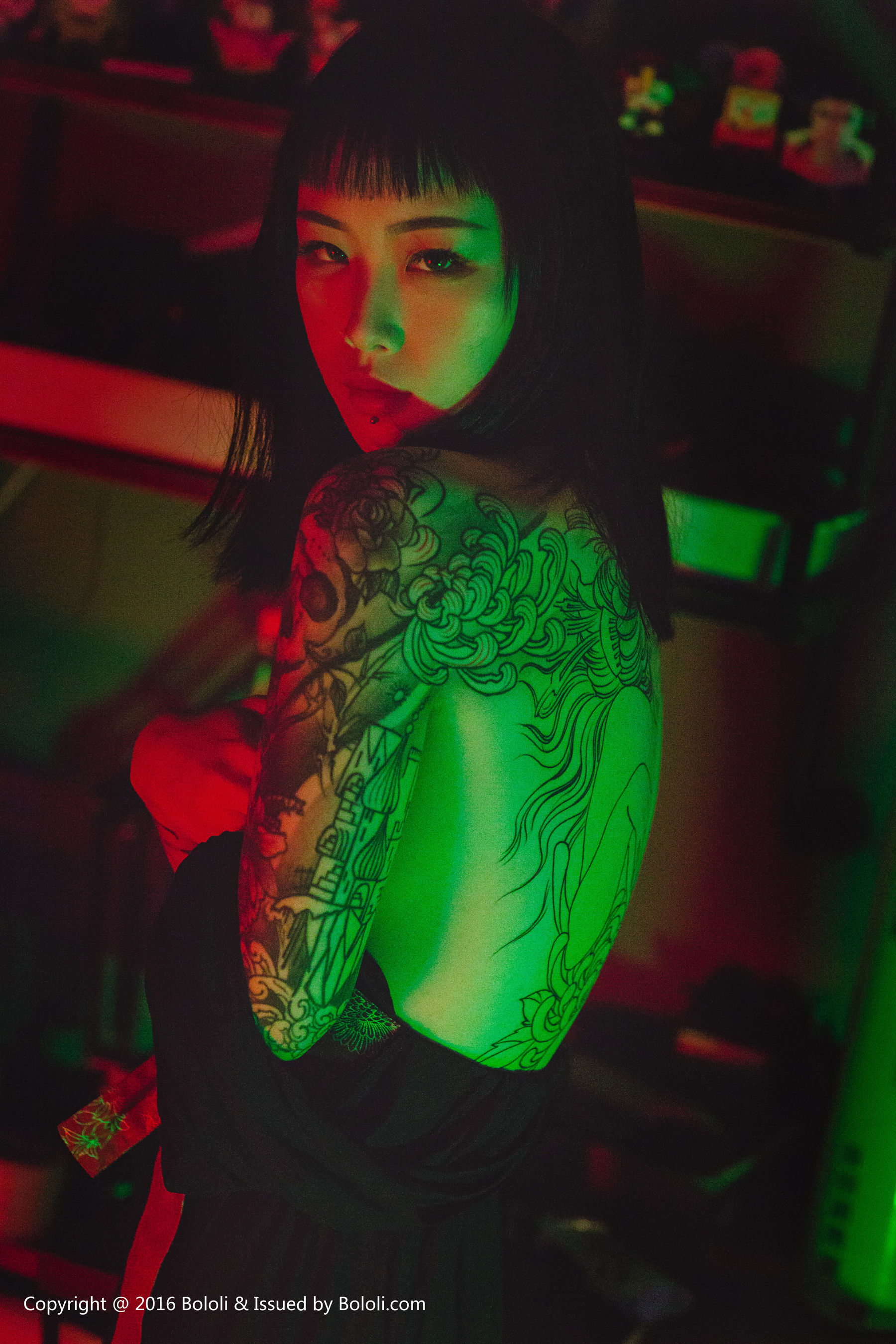 Wang Siyu's Tattoo Girl's Style Bololi Boluo Club Bol.087