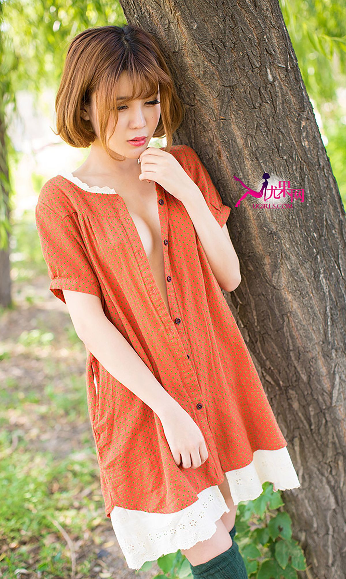 Ling Zixin ALIN The Sunshine Smile Face on the Edge Aisu Ugirls No.054