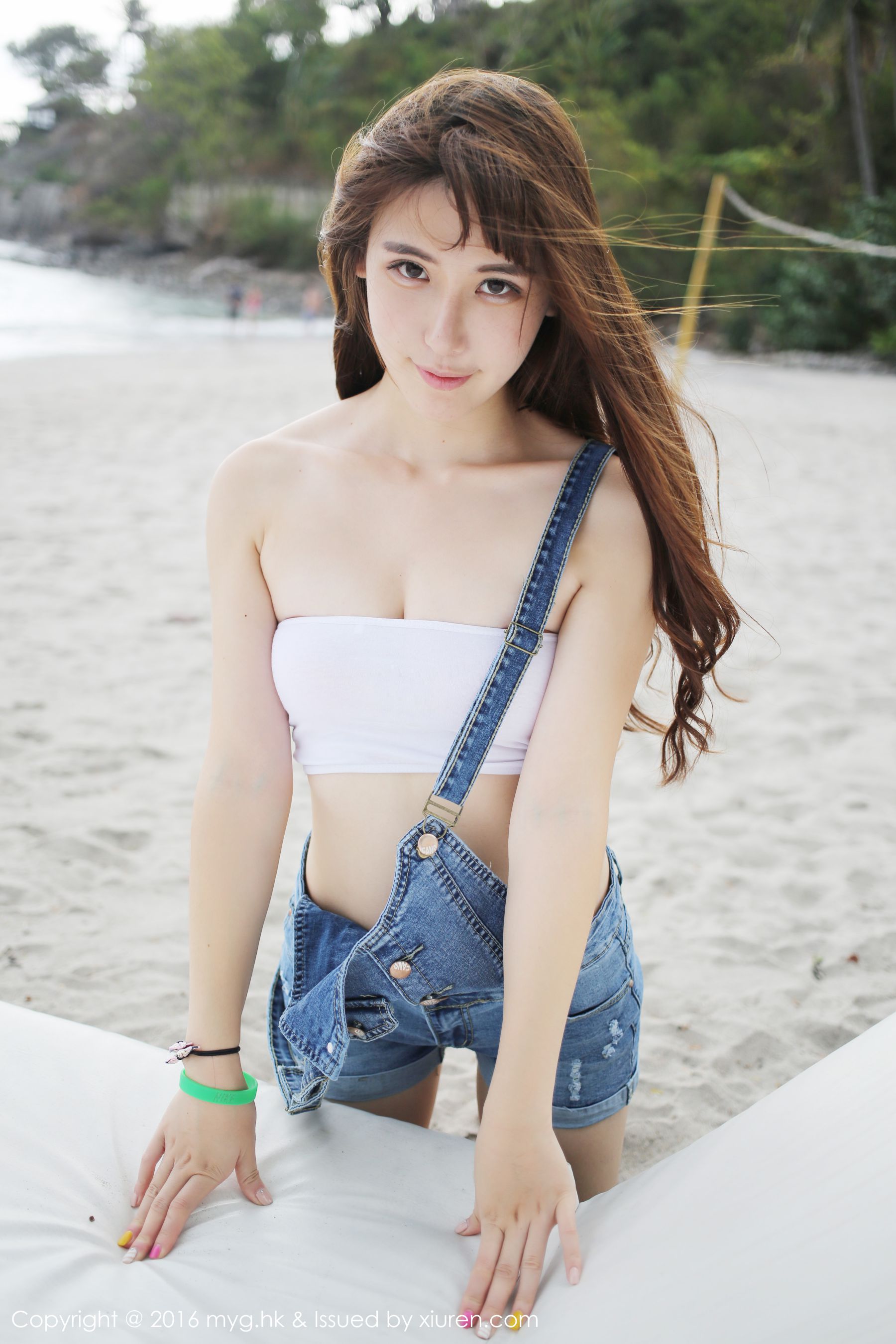 Xiongyu BOBO Longmu Island Travel Beach Beauty Fresh Series Miyuan Pavilion Mygirl VOL.191