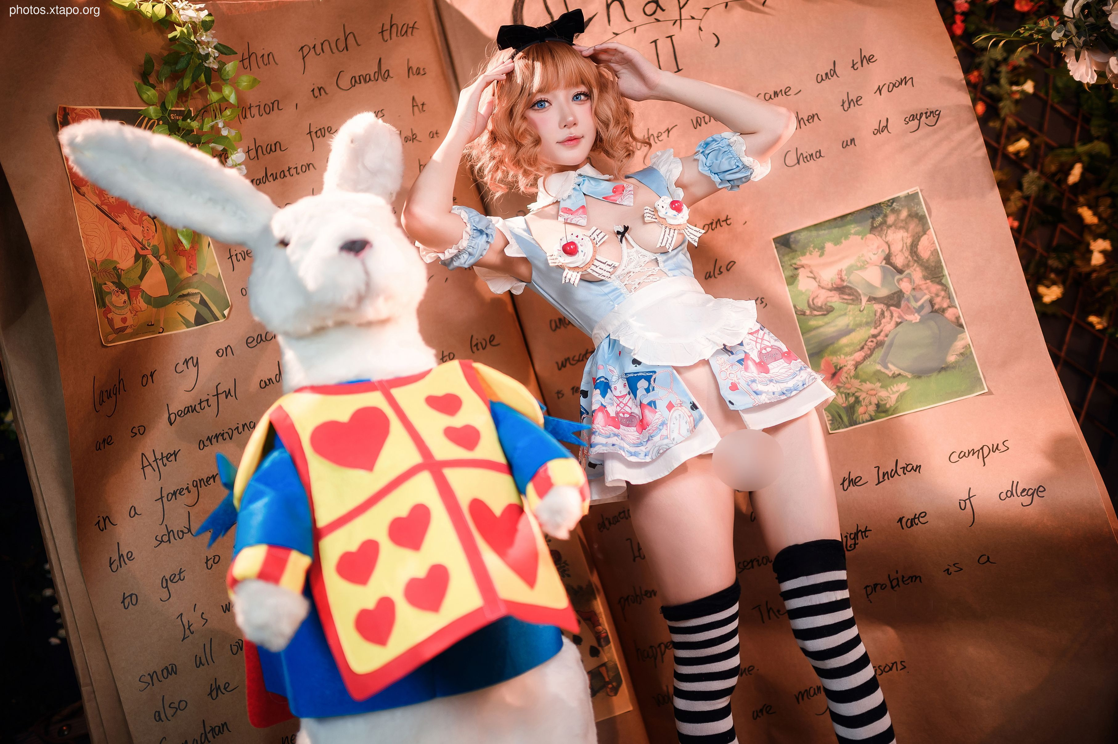 Abao is also a rabbit girl Alice in Wonderland 40P-575MB