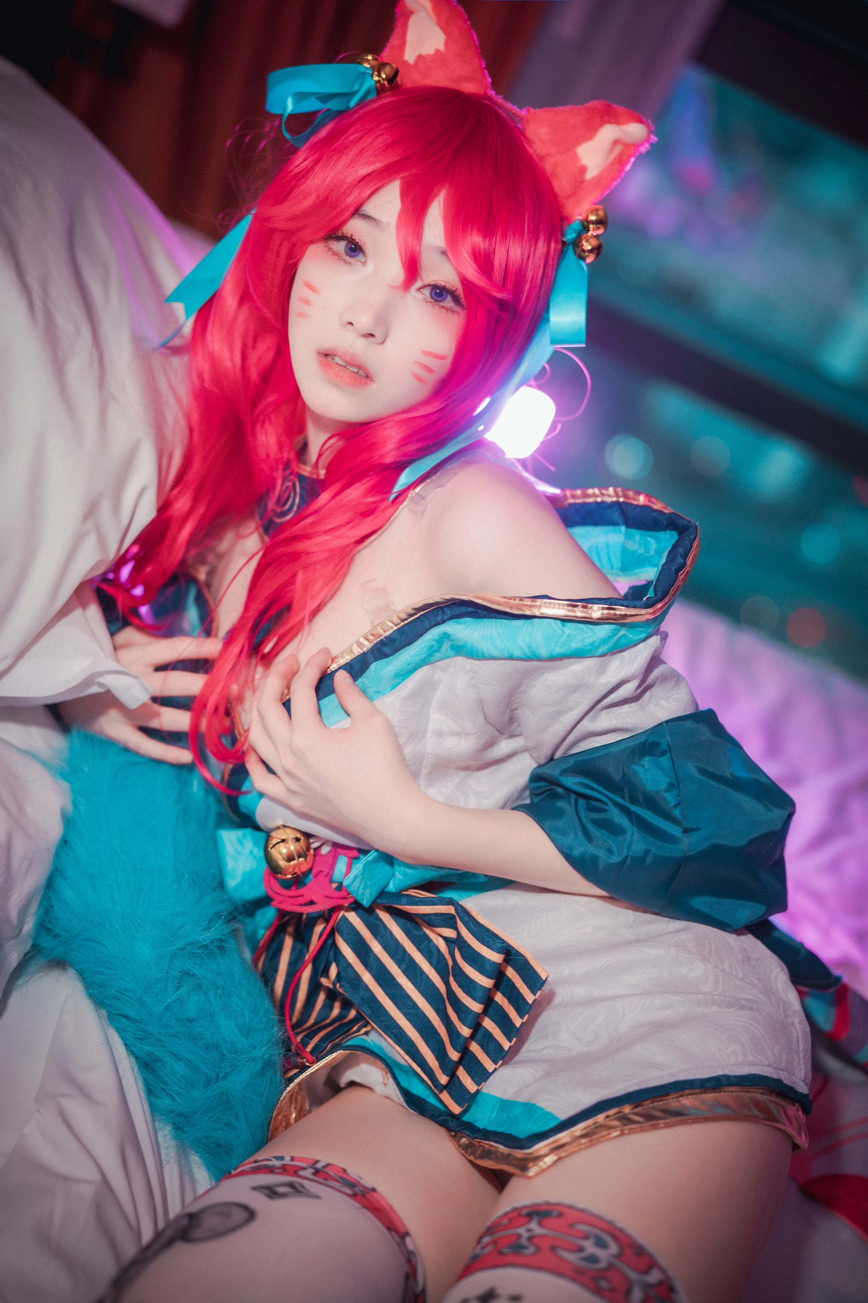 DJAWA Photo – Bambi (밤비) : “Spirit Blossom Ahri (League of Legends)” 145P