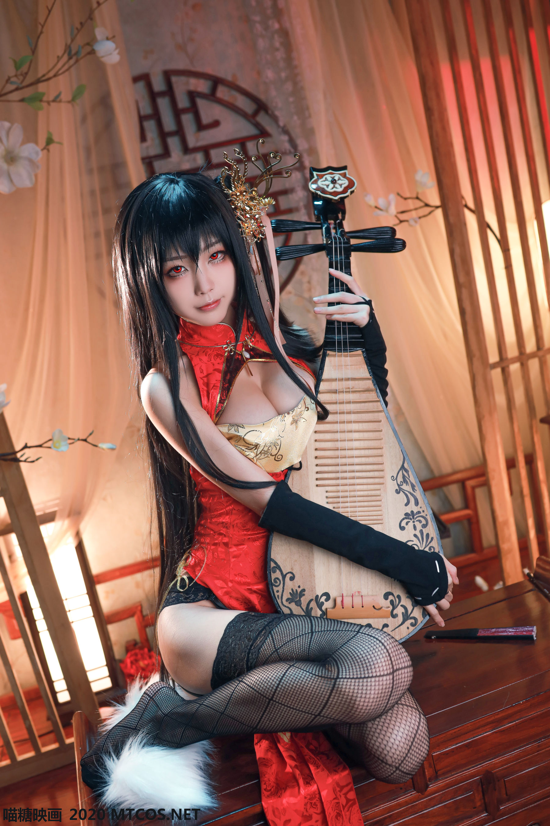 Meow Sugar Painting HML.004 Shuimiao Aqua Shuimiao Dafeng Cheongsam Cheongsam