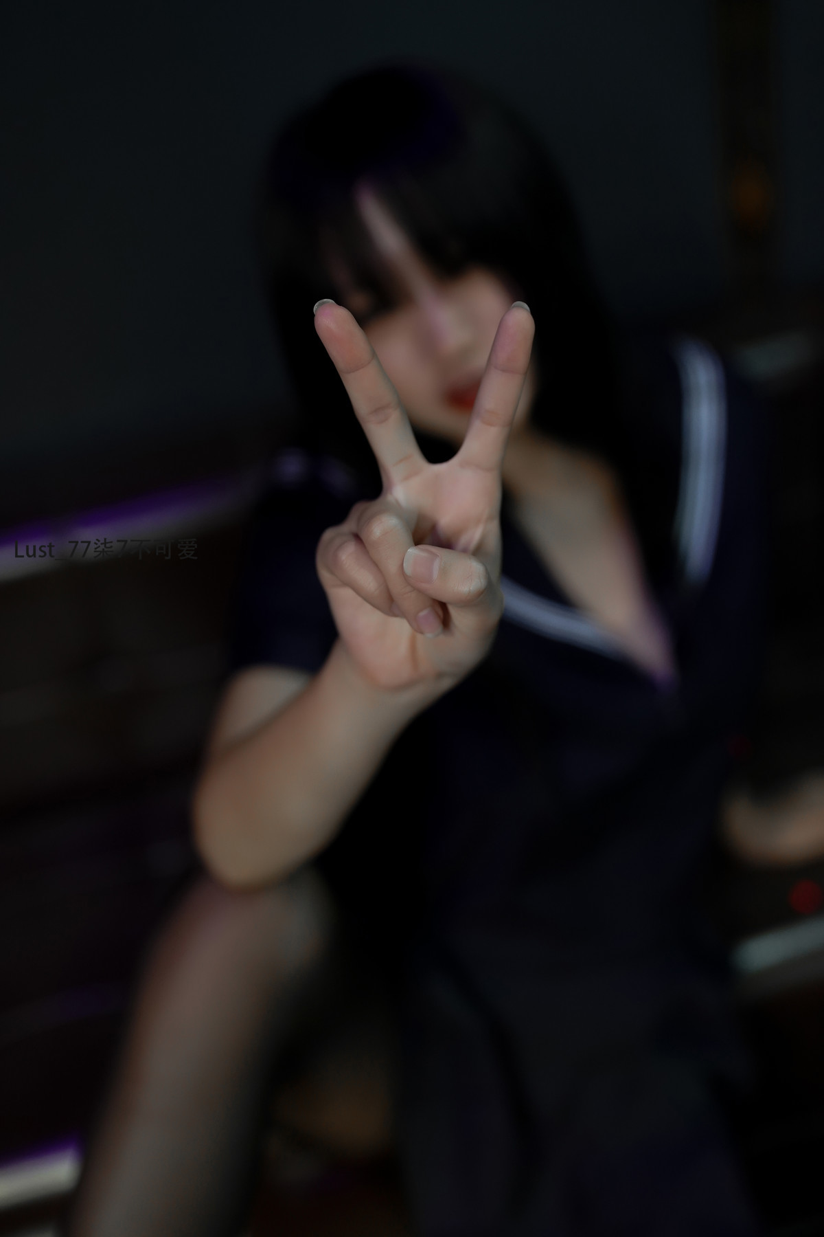 Cosplay Qiqi, be good, contrast JK girl Set.03