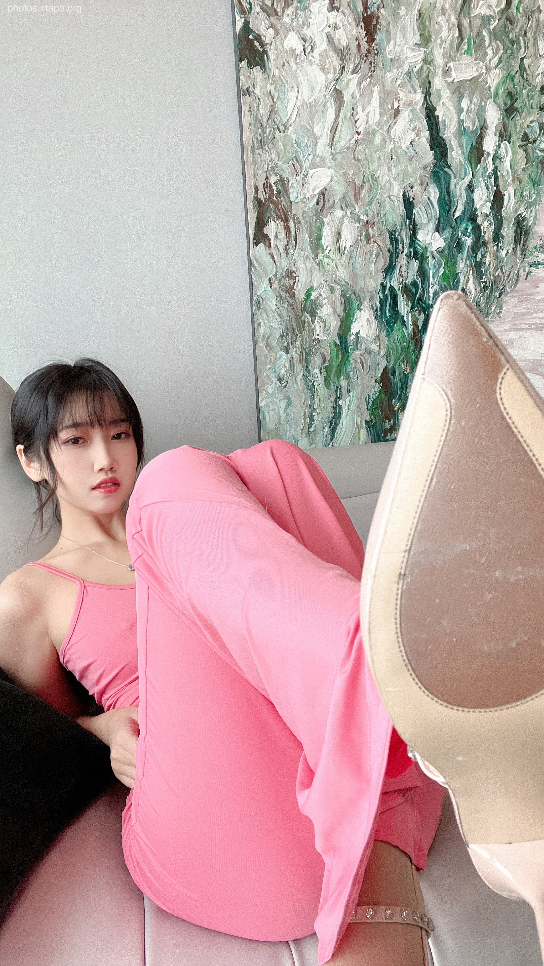 Domestic cat bathroom pink bump wife 1V39P-420M