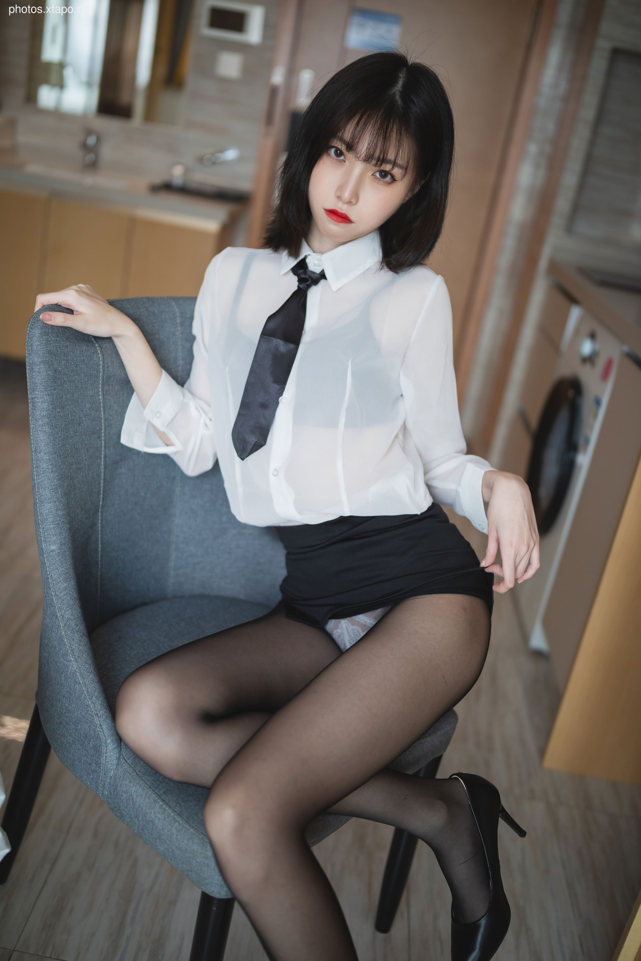 Xu Lan No.002 OL Uniform 41p-587MB