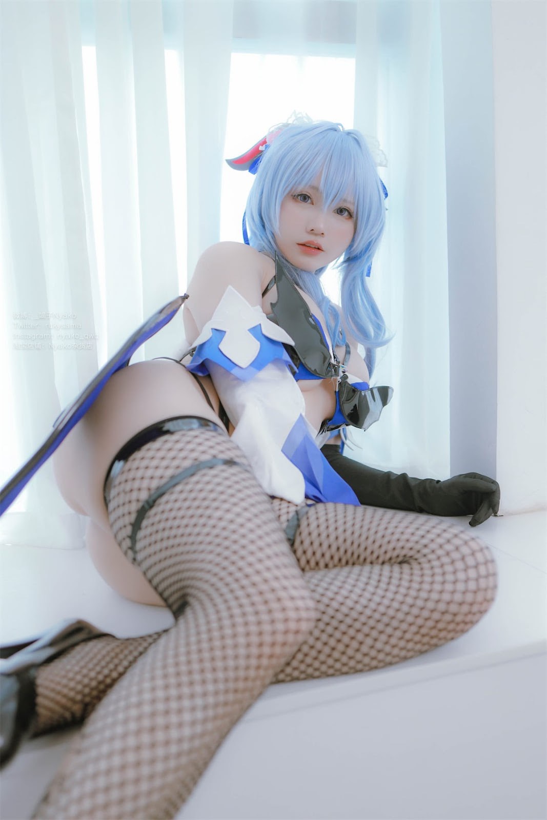 Cosplay Nyako Miaozi Genshin Ganyu Succubus