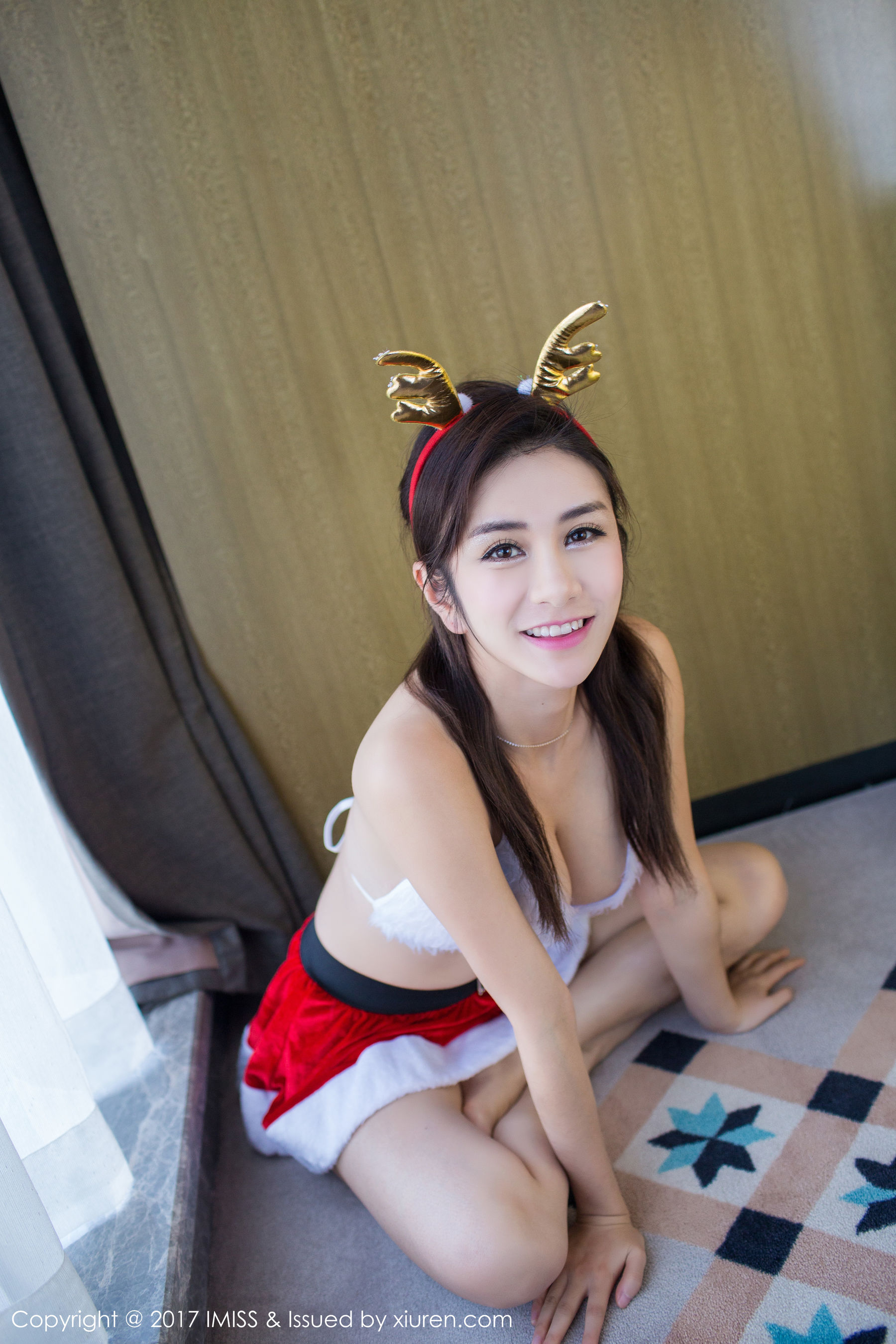 Li Liqi happy Christmas themeStockings Series 爱 李 李 i VOL.146