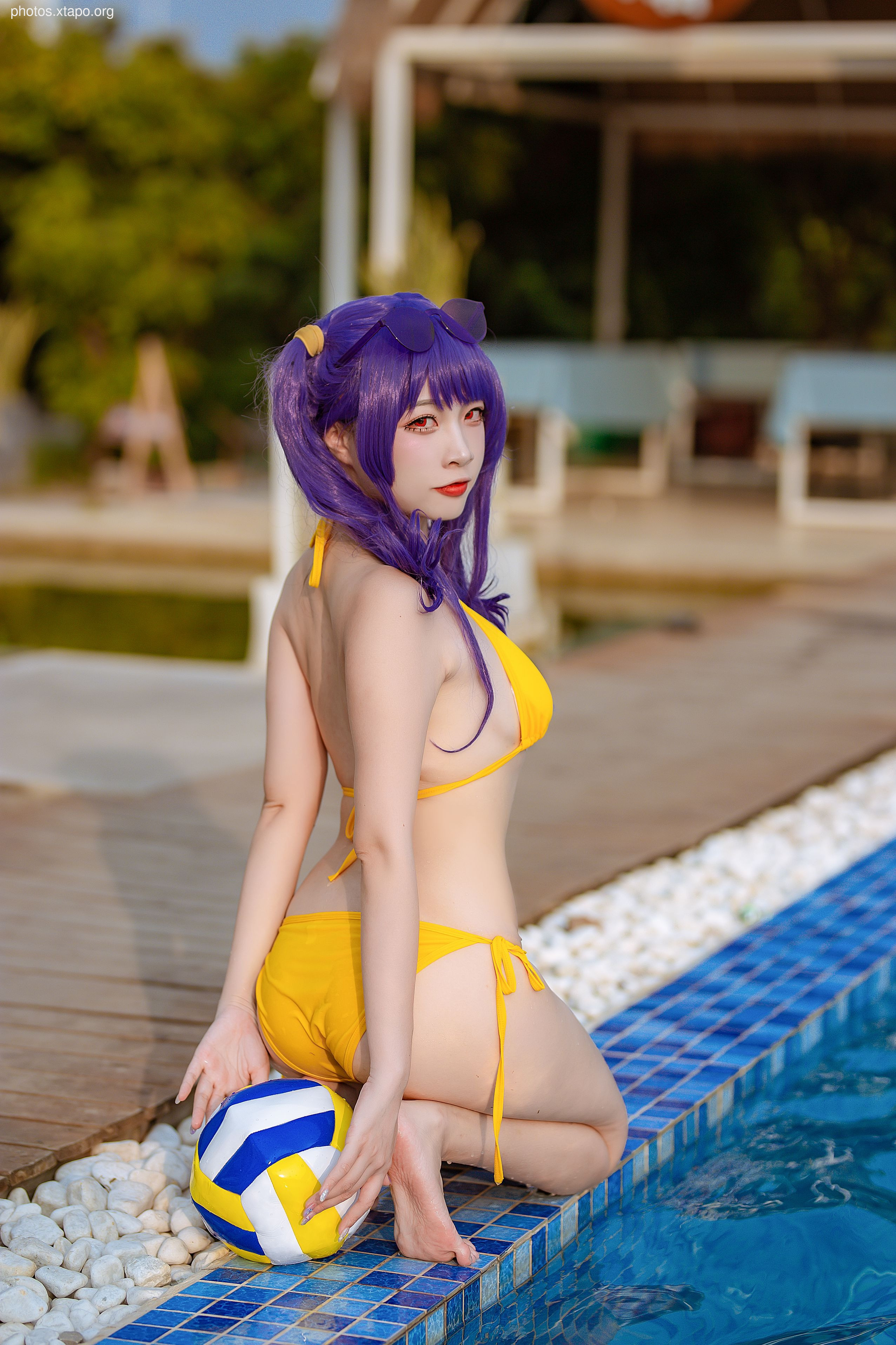 Erzuo Nisa Blue Bora Swimsuit 20p-364MB