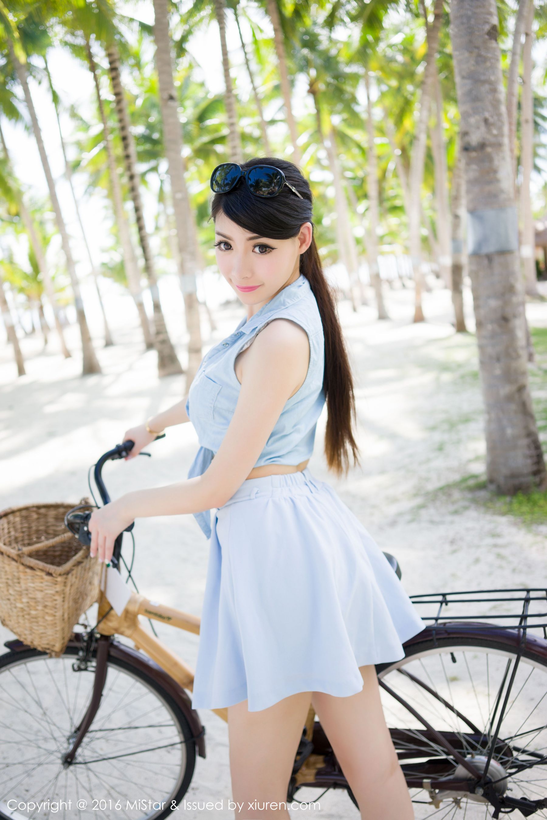 MARA sauce Boil island Travel bikinicycling girlsailor clothing Meiyan Society Mistar Vol.071