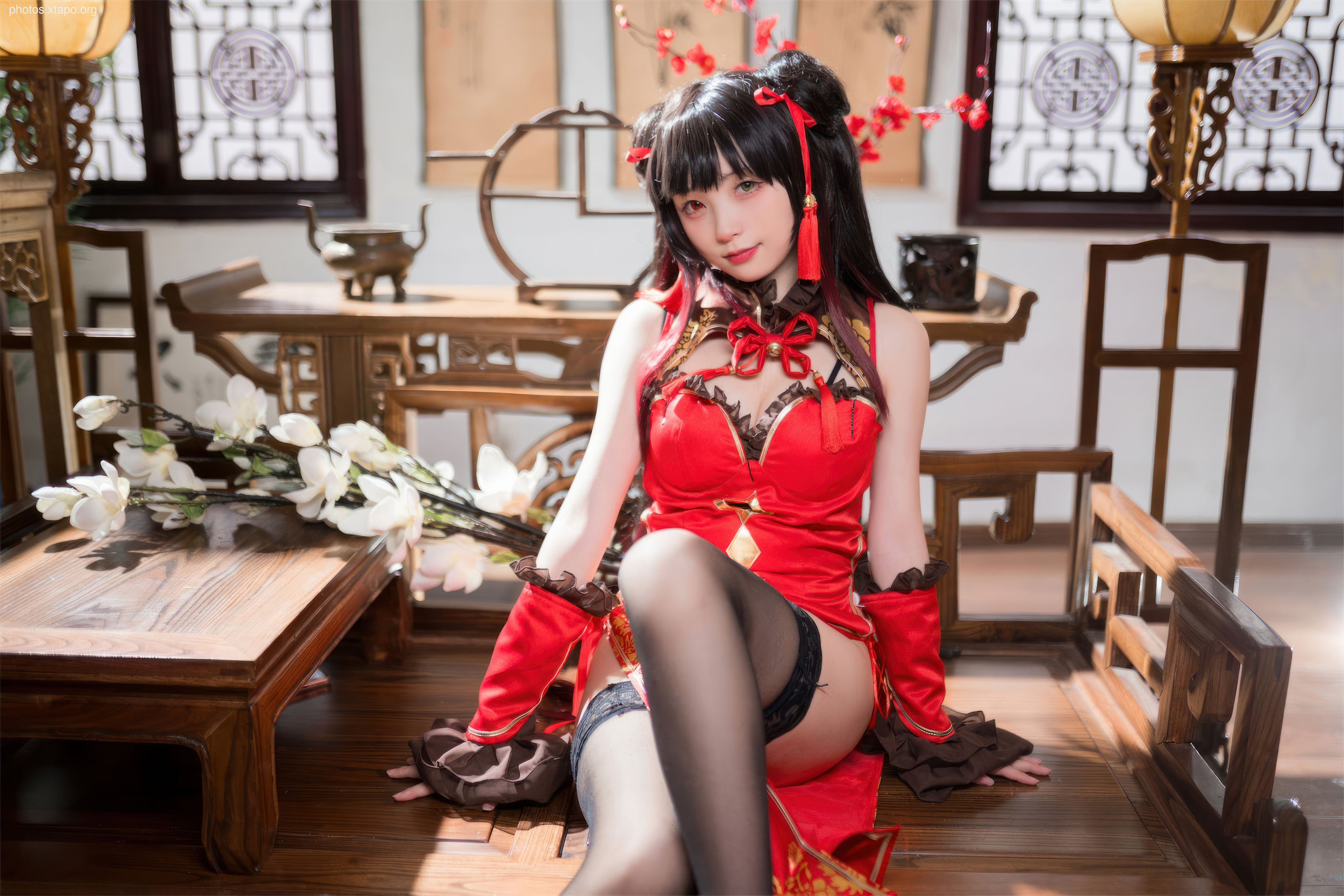 Flower Bell Tokisaki Kurumi Cheongsam 66P