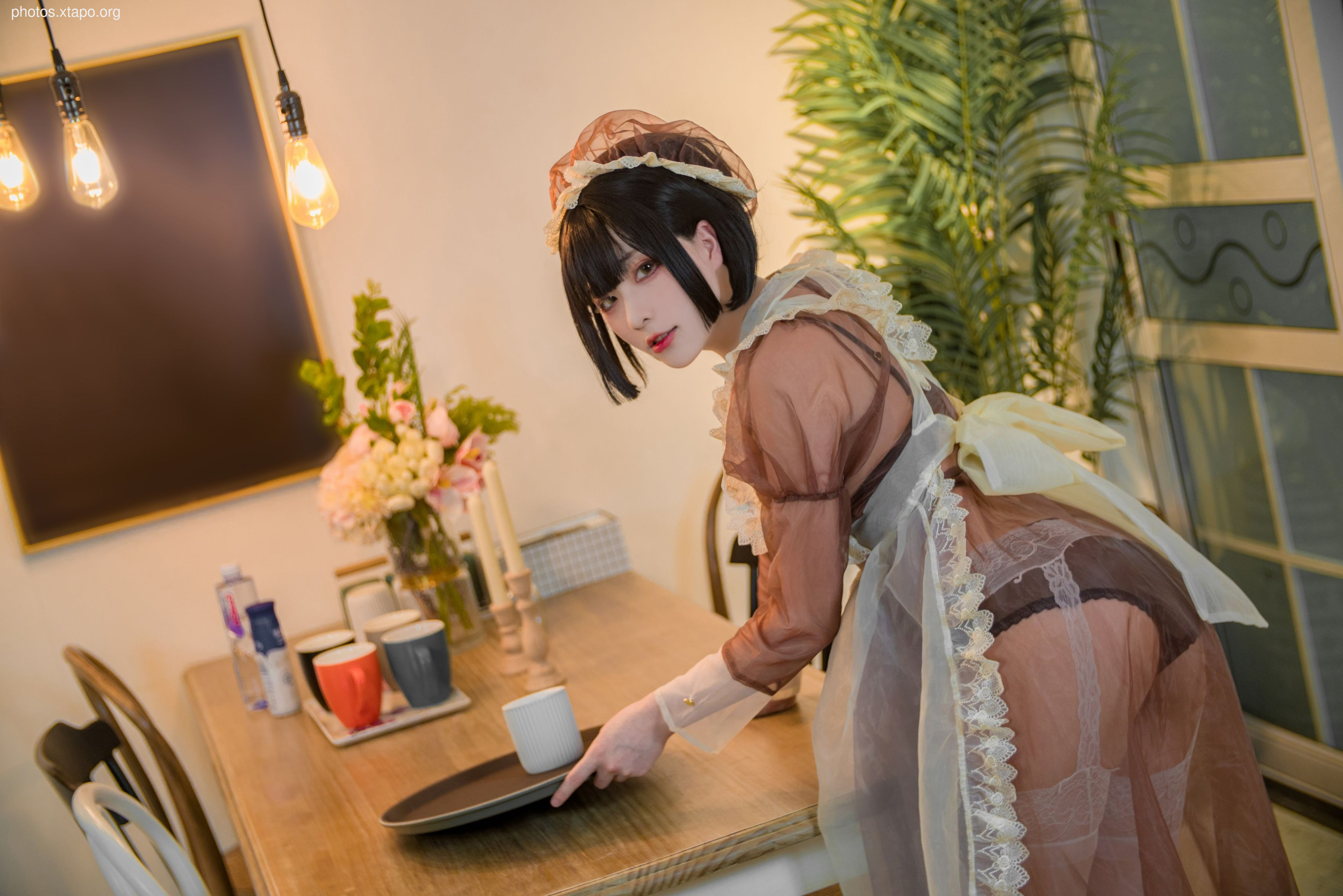 No.006 brown transparent installation 50p-656MB