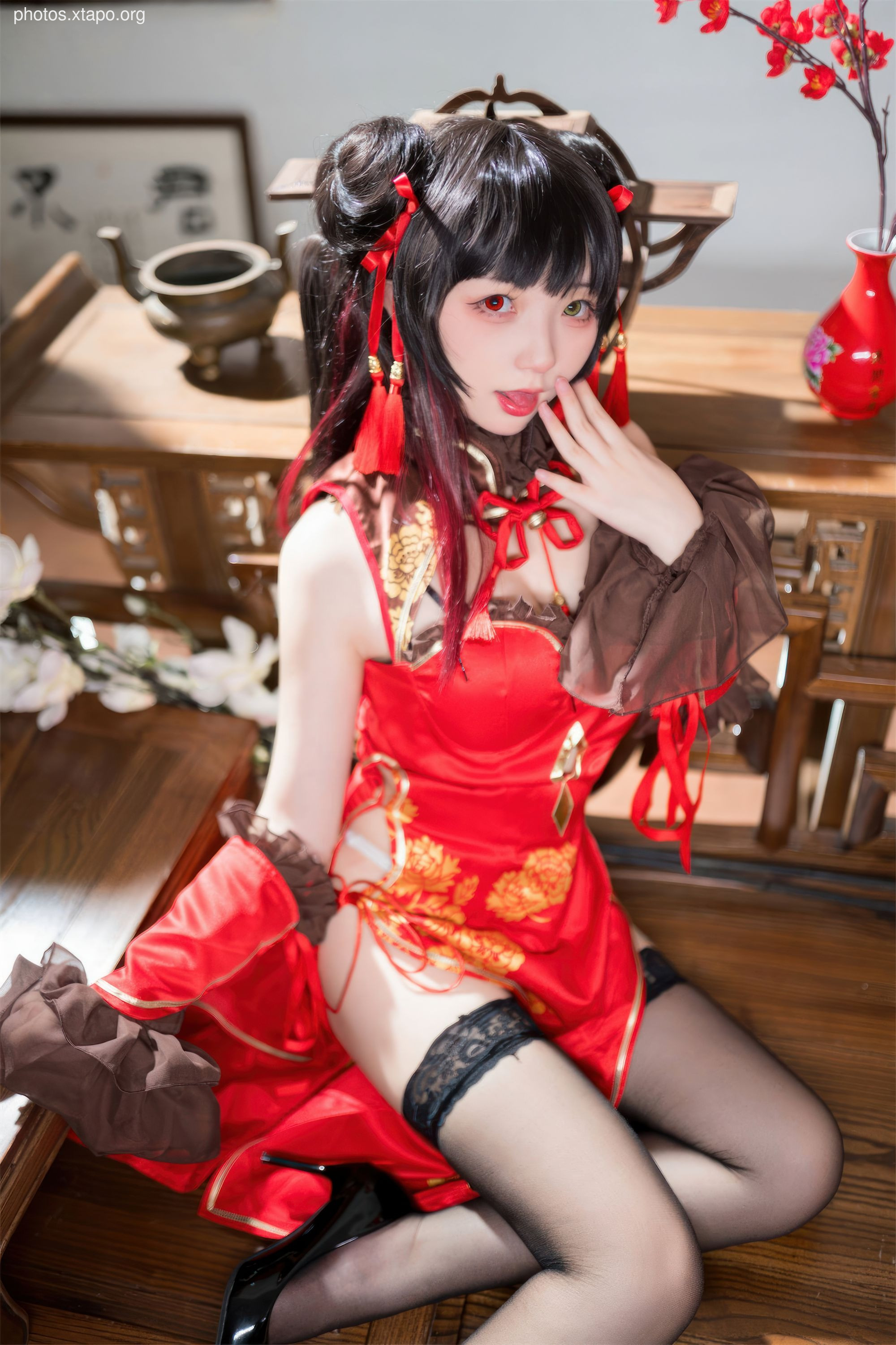 Flower Bell Tokisaki Kurumi Cheongsam 66P