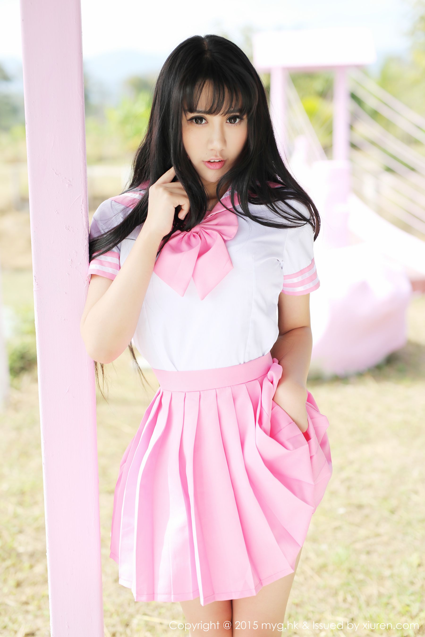 Yang Xiaoying's Pai County, Thailand school uniformhot pantsunderwear Meiyuan Pavilion Mygirl VOL.099