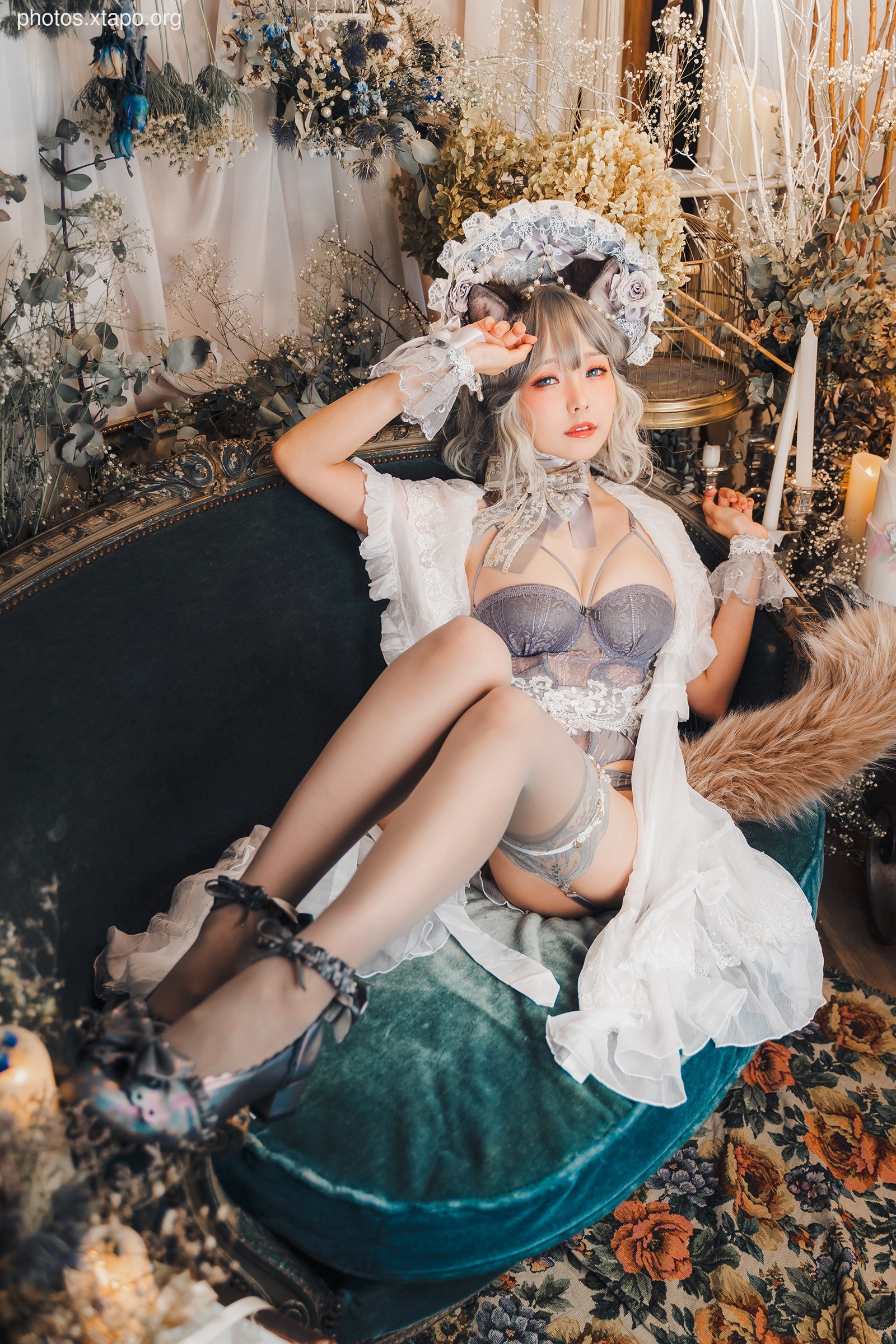 Elyee -Agdoll cat doll puppet cat girl figure