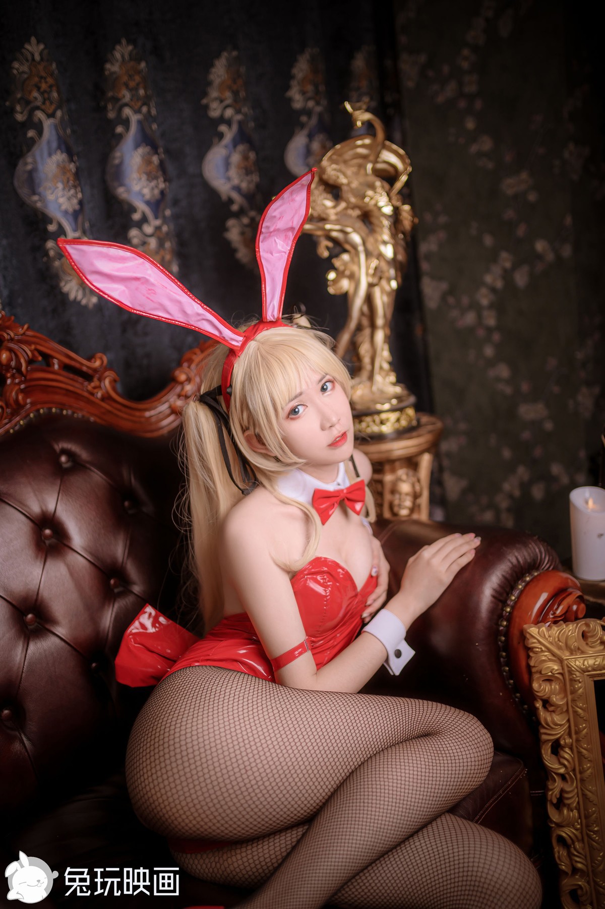 Rabbit Play Movie Cosplay Bunny Girl Red and Black