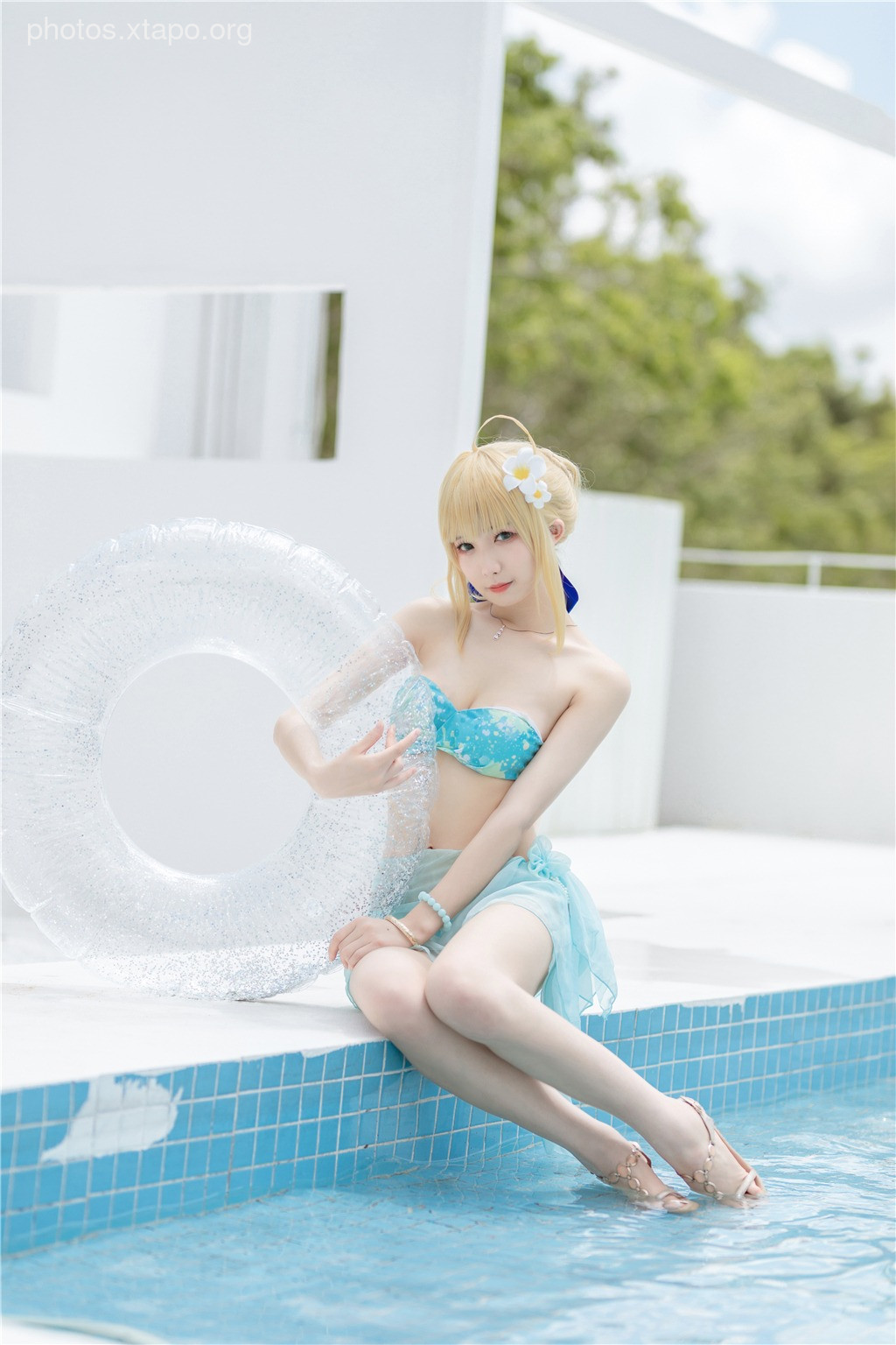 Frontier v - Artoria Pendragon Swimsuit 40P45M