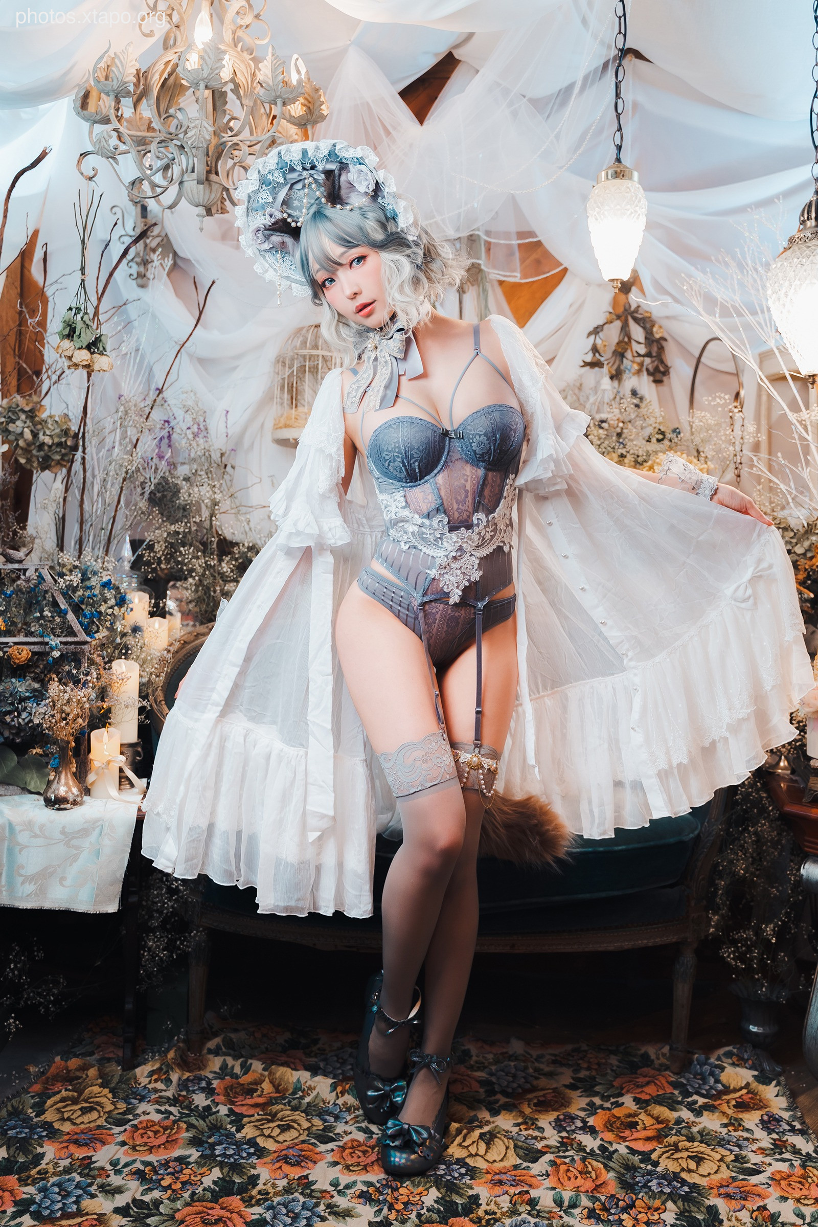 Elyee -Agdoll cat doll puppet cat girl figure